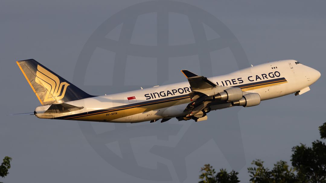 Photo of 9V-SFN - Singapore Airlines Cargo Boeing 747-400F at SIN on AeroXplorer Aviation Database Photo of 9V-SFN - Singapore Airlines Cargo Boeing 747-400F at SIN on AeroXplorer Aviation Database