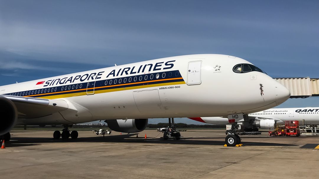 Photo of 9V-SHD - Singapore Airlines Airbus A350-900 at BNE on AeroXplorer Aviation Database Photo of 9V-SHD - Singapore Airlines Airbus A350-900 at BNE on AeroXplorer Aviation Database