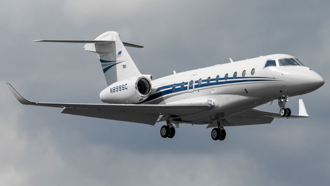 Photo of N899SC - PRIVATE Gulfstream G280 at HOU on AeroXplorer Aviation Database Photo of N899SC - PRIVATE Gulfstream G280 at HOU on AeroXplorer Aviation Database