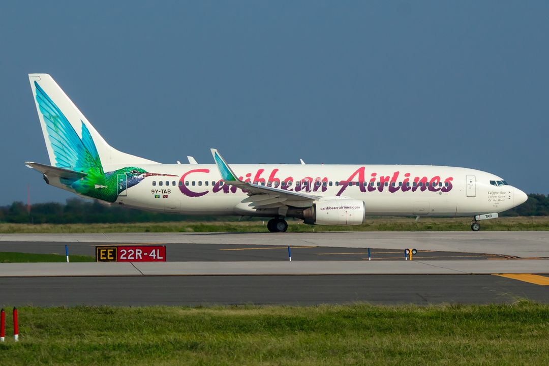 Photo of 9Y-TAB - Caribbean Airlines Boeing 737-800 at JFK on AeroXplorer Aviation Database Photo of 9Y-TAB - Caribbean Airlines Boeing 737-800 at JFK on AeroXplorer Aviation Database