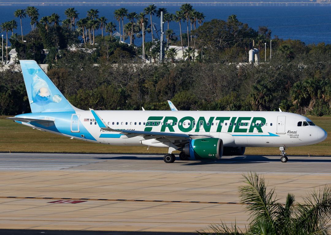 Photo of N392FR - Frontier Airlines Airbus A320NEO at TPA on AeroXplorer Aviation Database