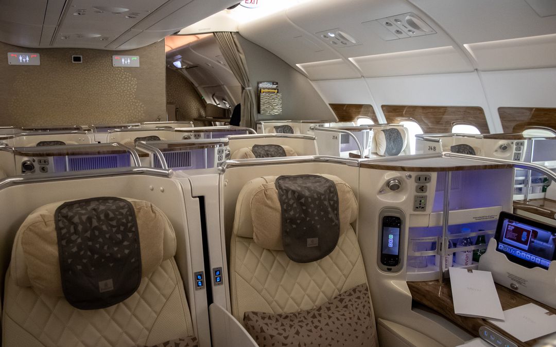 Photo of A6-EVH - Emirates Airbus A380-800 at DWC on AeroXplorer Aviation Database