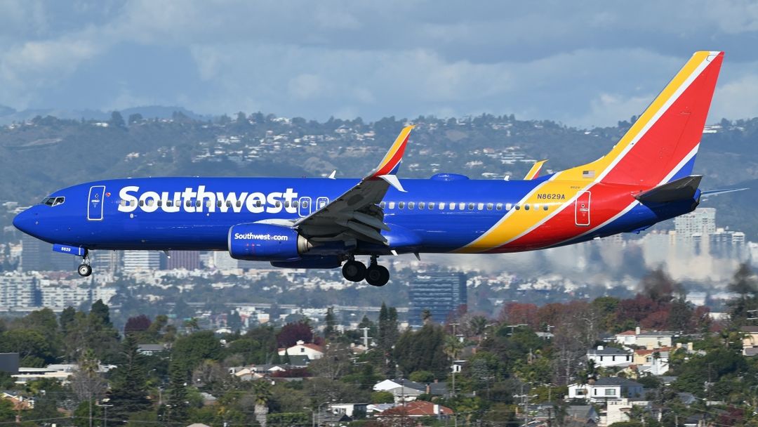 Photo of N8629A - Southwest Airlines Boeing 737-800 at LAX on AeroXplorer Aviation Database Photo of N8629A - Southwest Airlines Boeing 737-800 at LAX on AeroXplorer Aviation Database