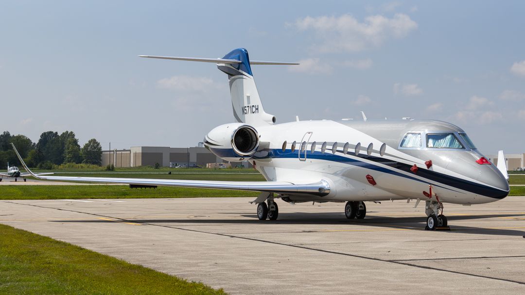 Photo of N571CH - PRIVATE Gulfstream G280 at DLZ on AeroXplorer Aviation Database Photo of N571CH - PRIVATE Gulfstream G280 at DLZ on AeroXplorer Aviation Database
