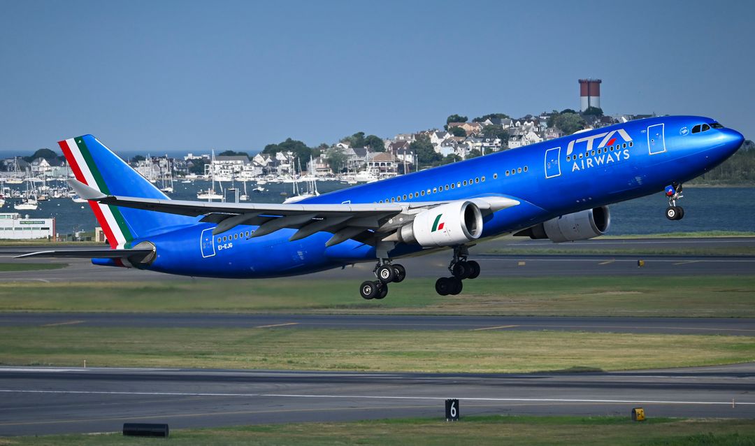 Photo of EI-EJG - ITA Airways Airbus A330-200 at BOS on AeroXplorer Aviation Database