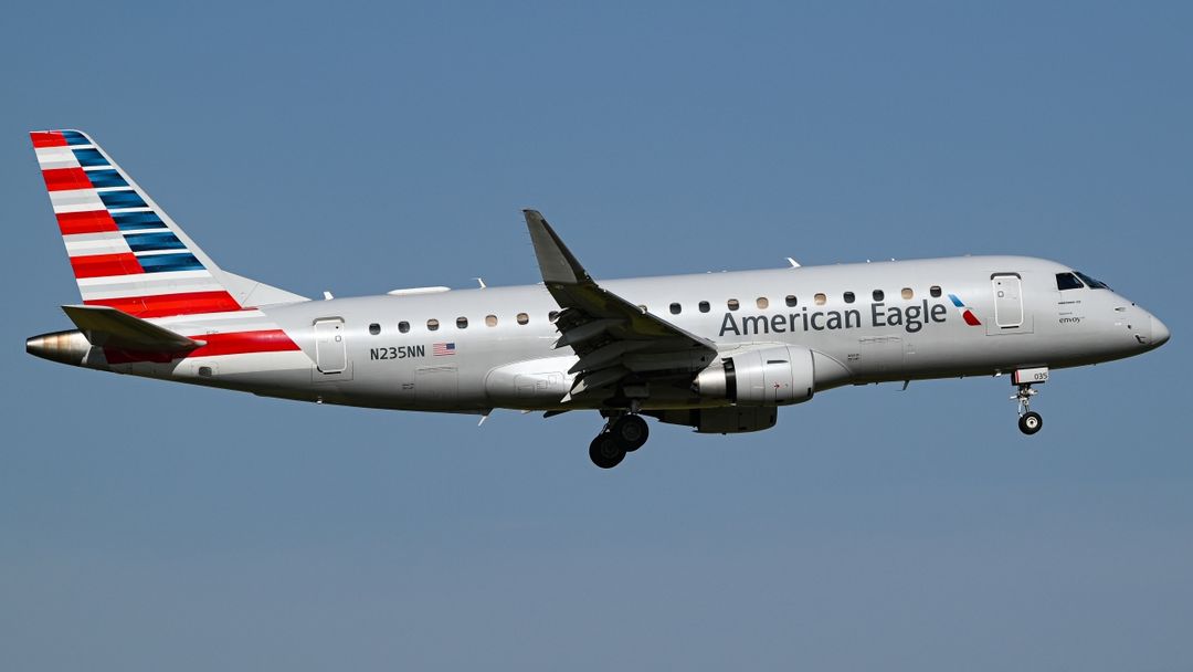 Photo of N235NN - American Eagle Embraer E175 at DFW on AeroXplorer Aviation Database