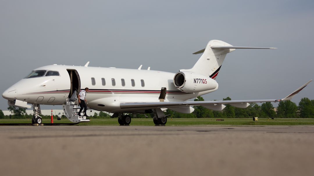 Photo of N771QS - NetJets Bombardier Challenger 350 at DLZ on AeroXplorer Aviation Database Photo of N771QS - NetJets Bombardier Challenger 350 at DLZ on AeroXplorer Aviation Database