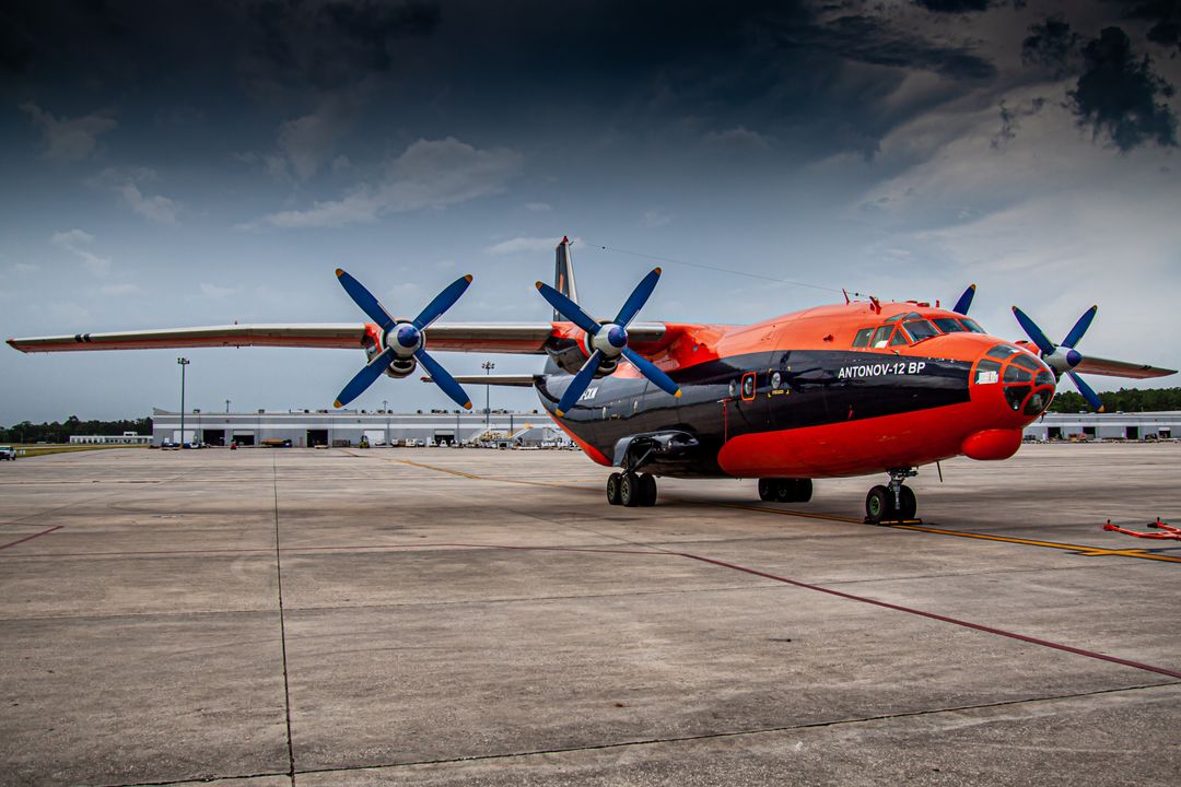 Photo of UR-CKM - CAVOK AIR Antonov An-12BP at IAH on AeroXplorer Aviation Database Photo of UR-CKM - CAVOK AIR Antonov An-12BP at IAH on AeroXplorer Aviation Database