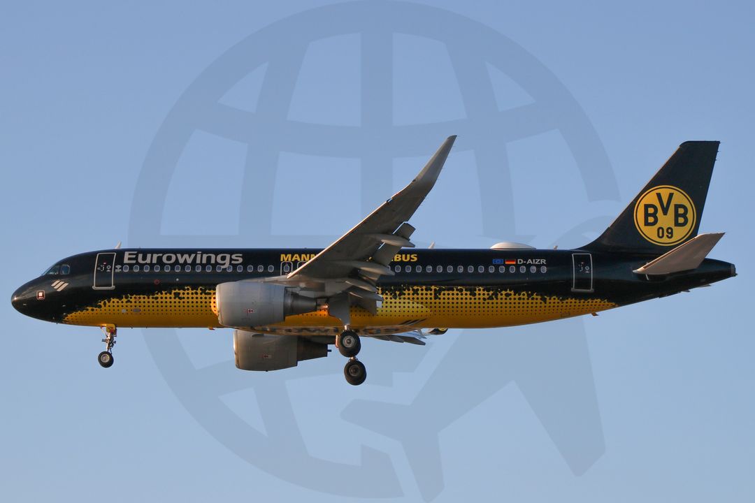 Photo of D-AIZR - Eurowings Airbus A320 at LHR on AeroXplorer Aviation Database