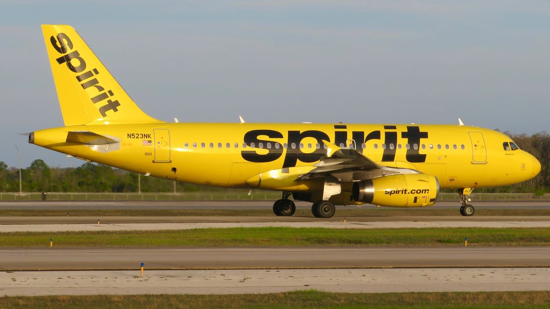 Photo of N523NK - Spirit Airlines Airbus A319 at MCO on AeroXplorer Aviation Database Photo of N523NK - Spirit Airlines Airbus A319 at MCO on AeroXplorer Aviation Database