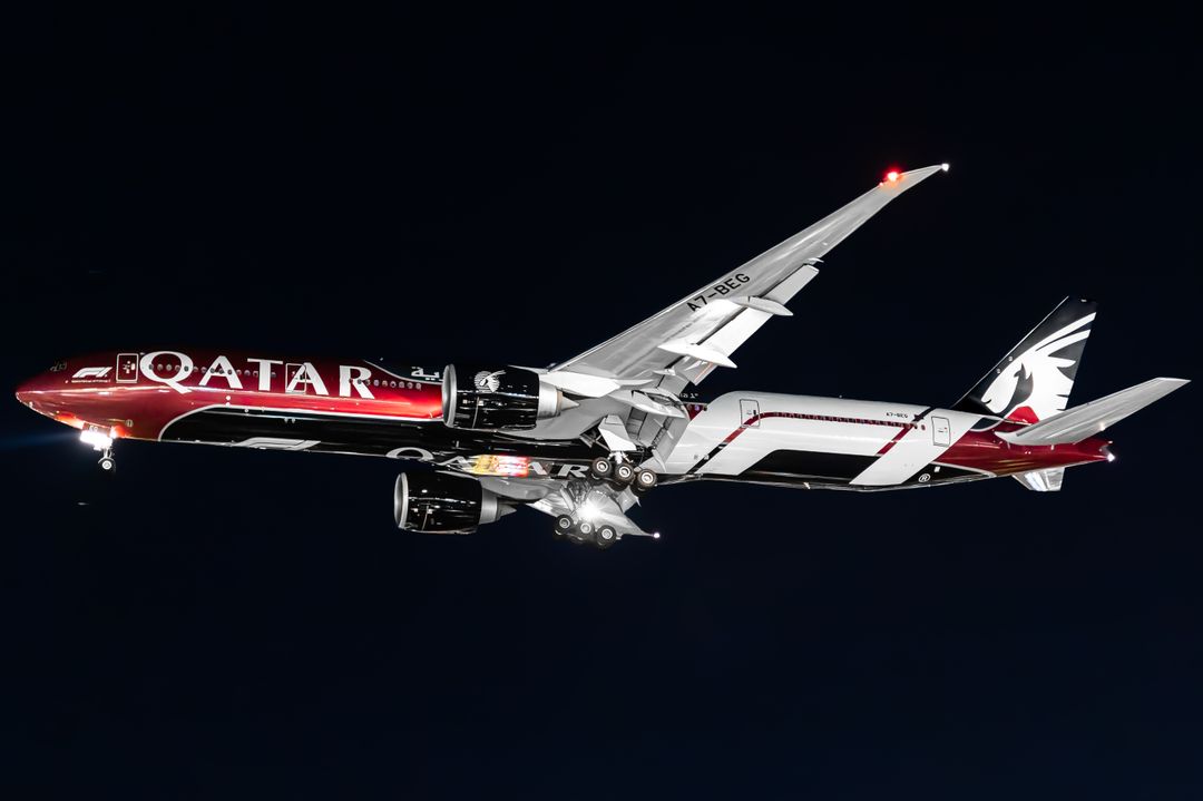 Photo of A7-BEG - Qatar Airways Boeing 777-300ER at LHR on AeroXplorer Aviation Database