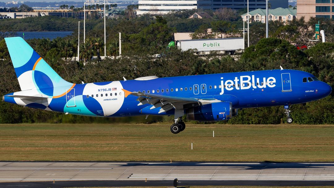 Photo of N796JB - JetBlue Airways Airbus A320 at TPA on AeroXplorer Aviation Database