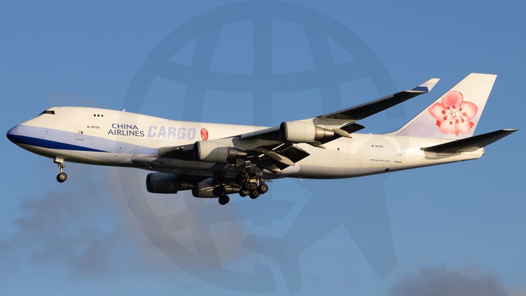 Photo of B-18722 - China Airlines Cargo Boeing 747-400F at SIN on AeroXplorer Aviation Database
