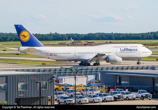 D-AIHI | Lufthansa Airbus A340-600 at EWR | AeroXplorer