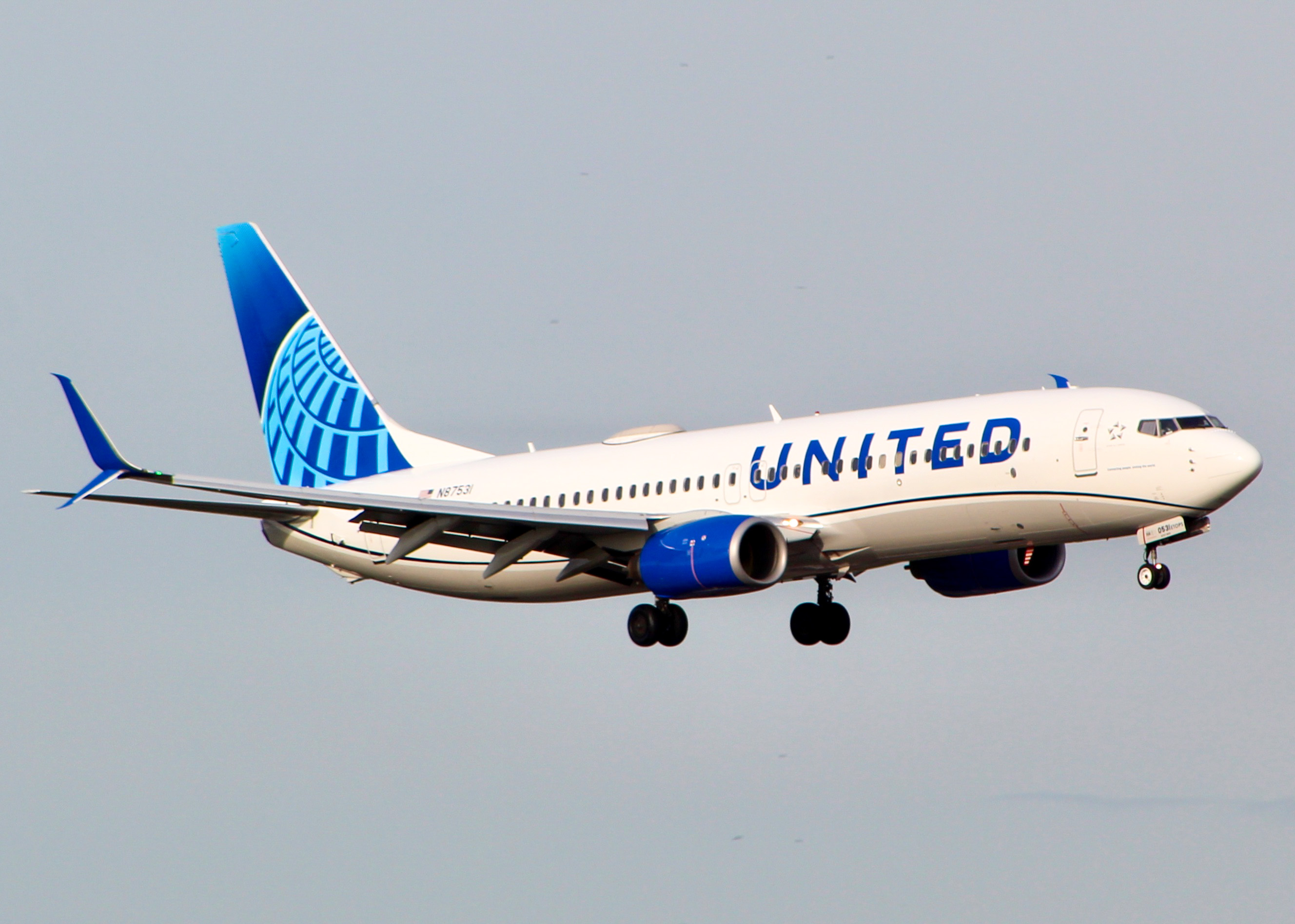 Full size: United Airlines Boeing 737-800 N87531 at Orlando International Airport