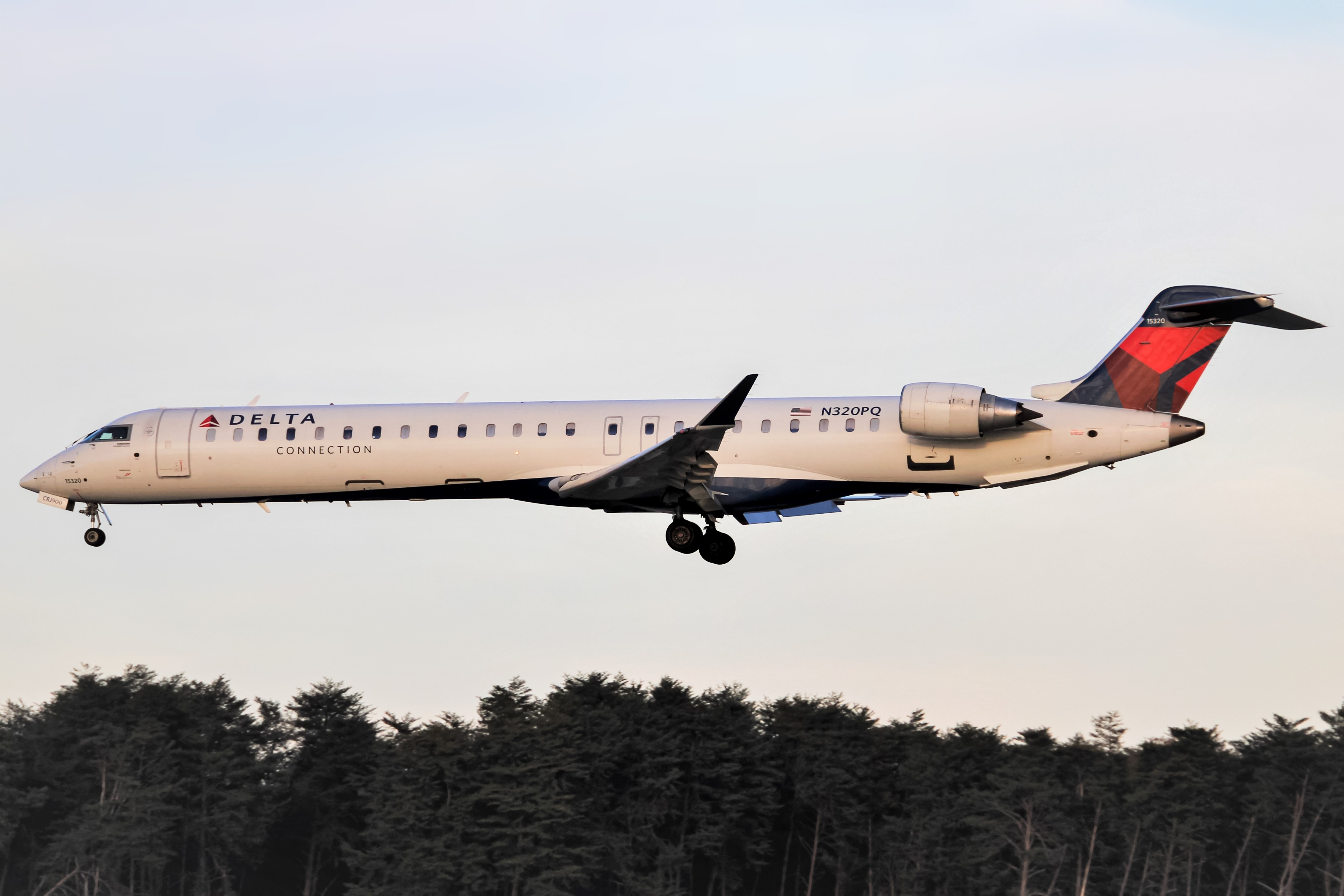 Full size: Delta Connection Mitsubishi CRJ-900 N320PQ at Baltimore/Washington International Thurgood Marshall Airport