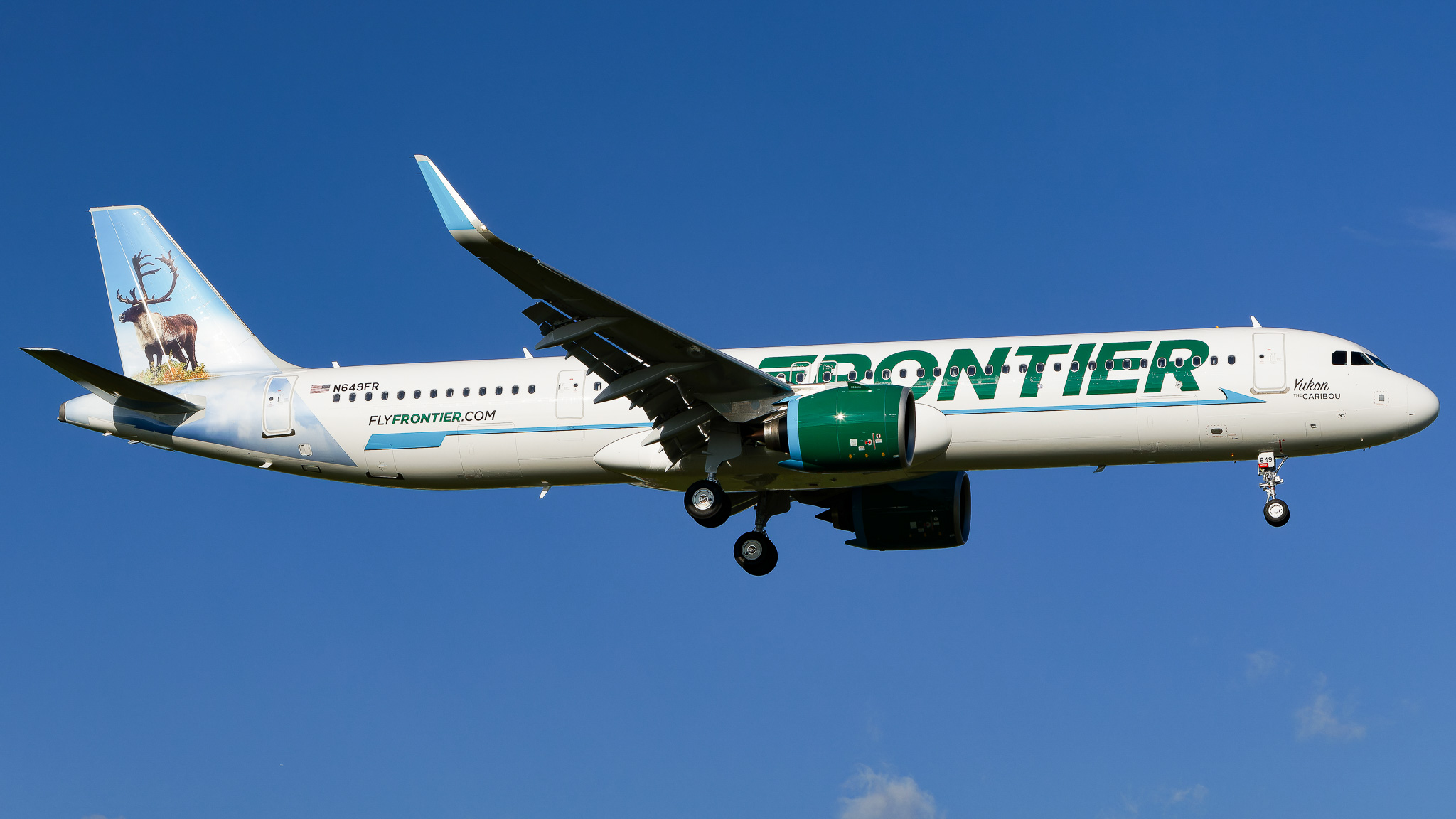 Full size: Frontier Airlines Airbus A321NEO N649FR at Tampa International Airport