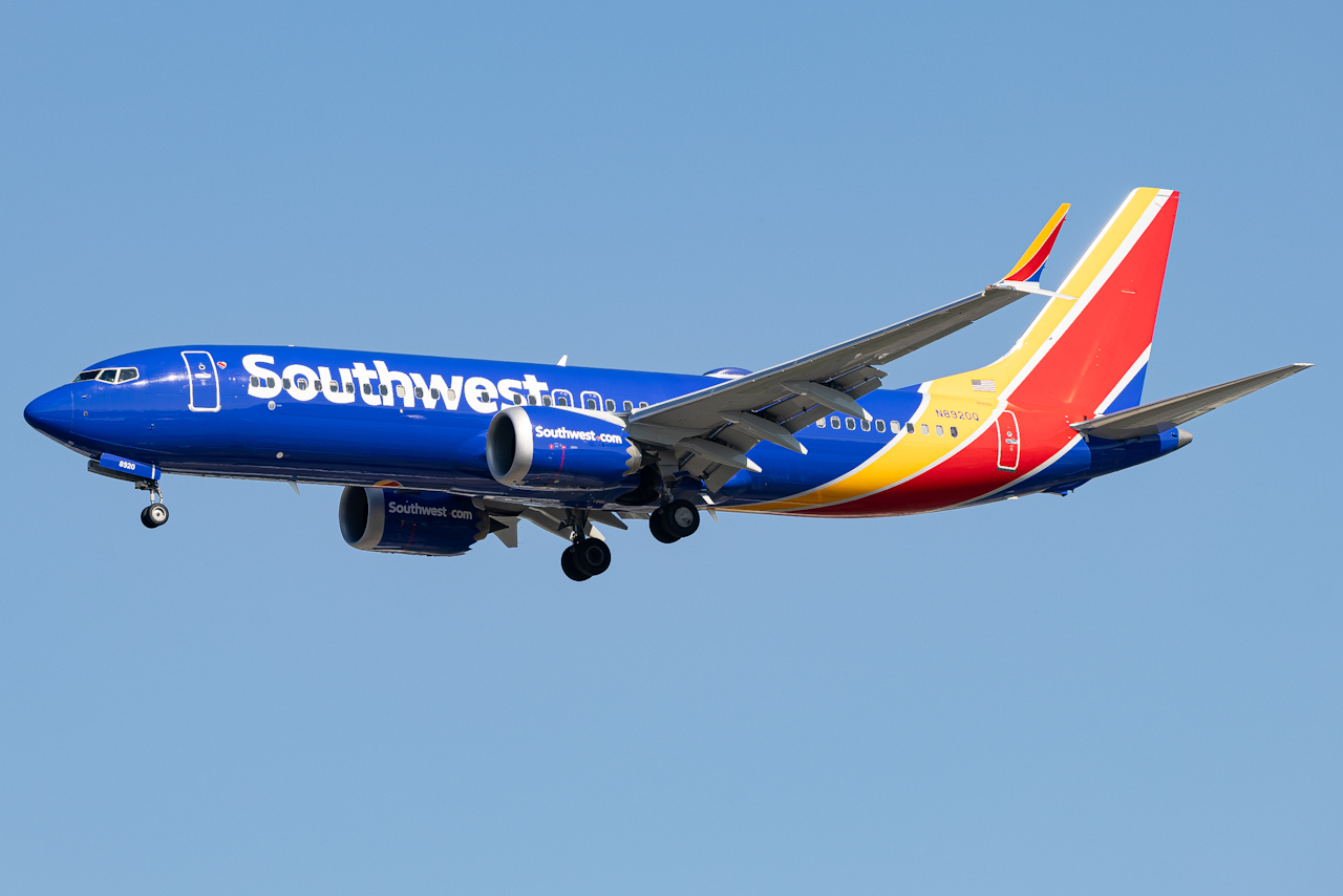 Full size: Southwest Airlines Boeing 737 MAX 8 N8920Q at Tampa International Airport