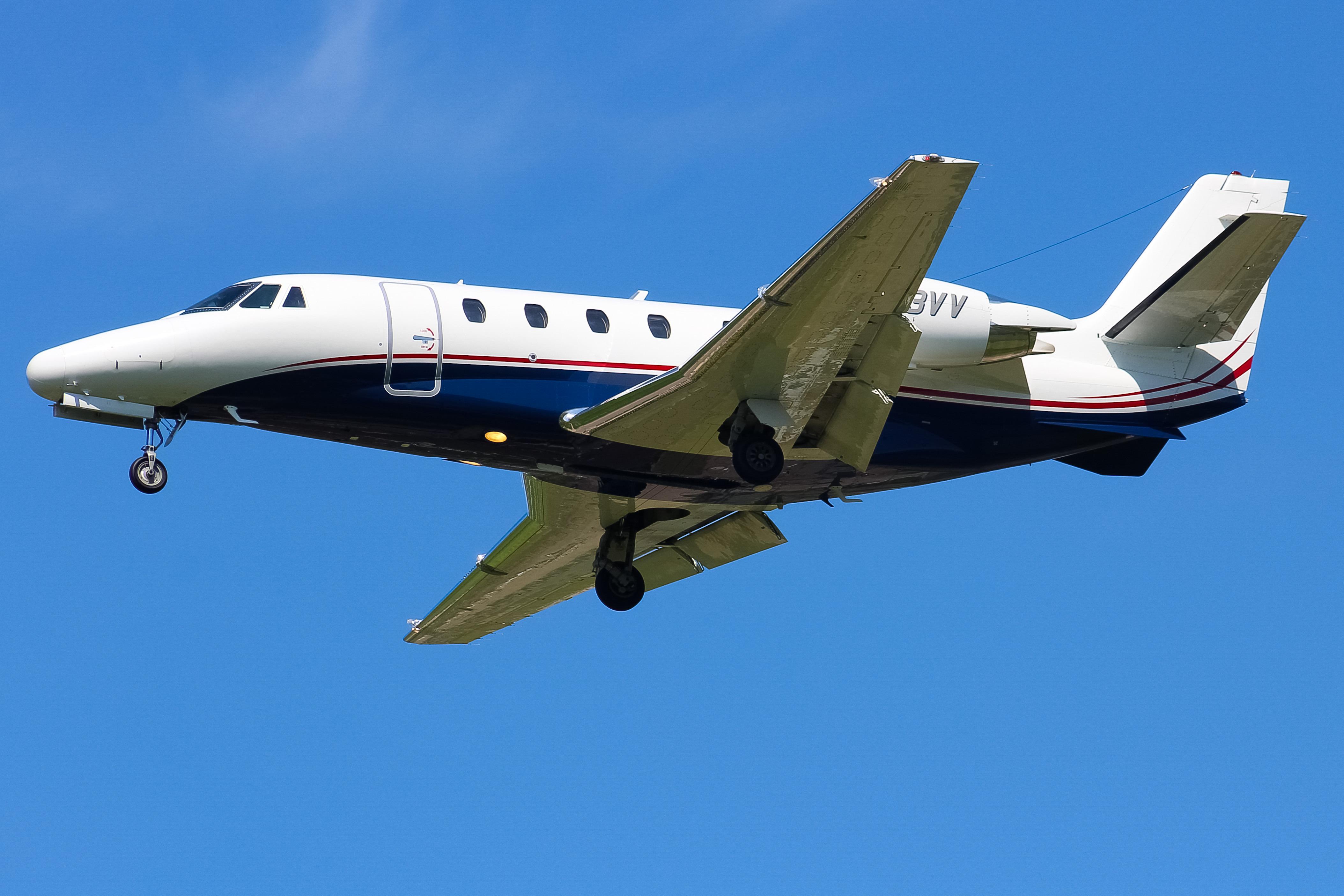 Full size: PRIVATE  Cessna Citation 560XL Excel N513VV at Cincinnati Municipal Airport/Lunken Field