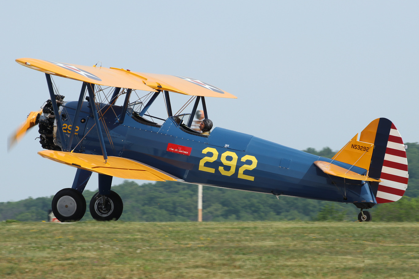 Full size: PRIVATE Boeing PT-18 Stearman N53292 at Heritage Field Airport