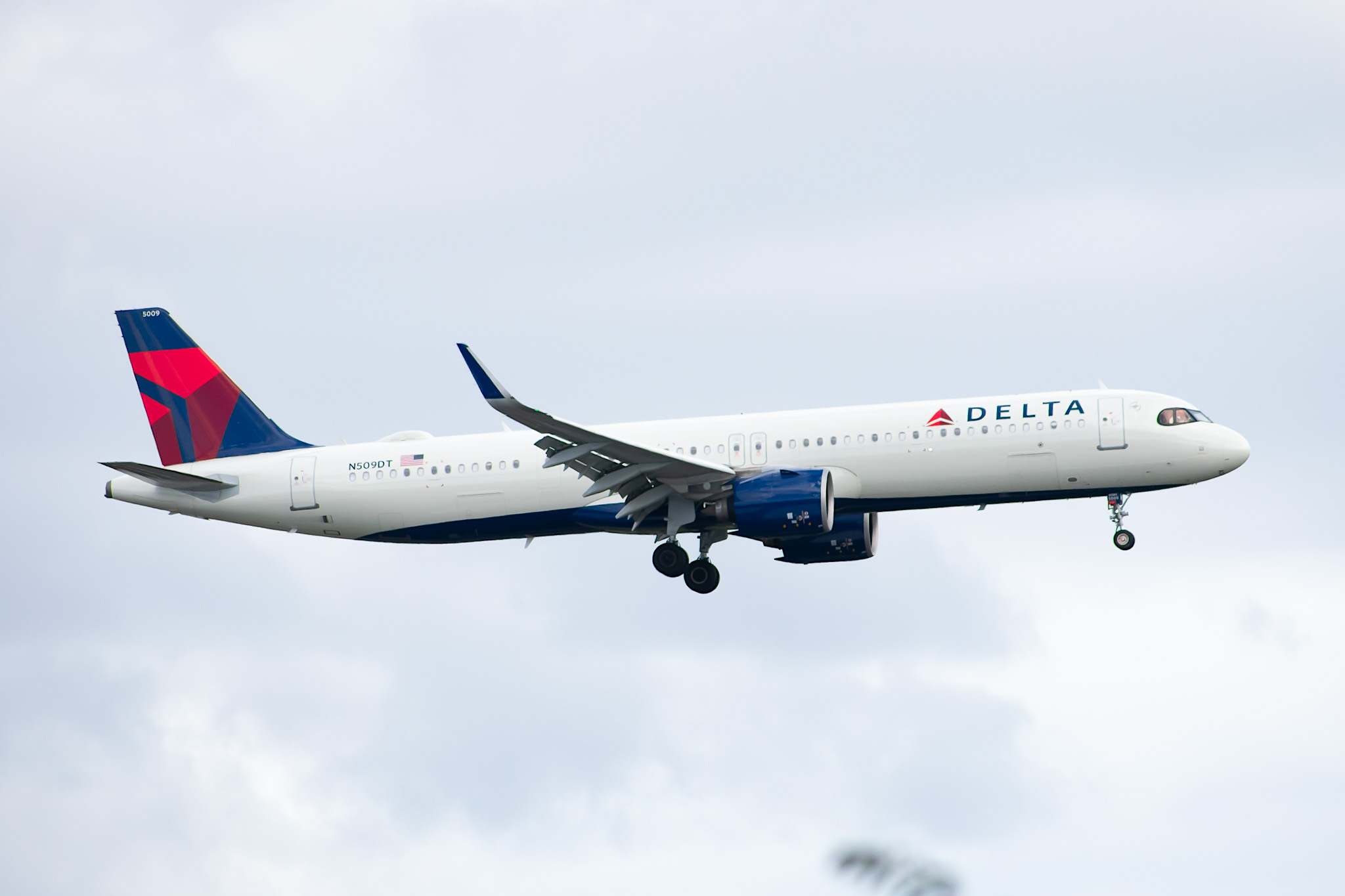 Full size: Delta Airlines Airbus A321NEO N509DT at Seattle-Tacoma International Airport