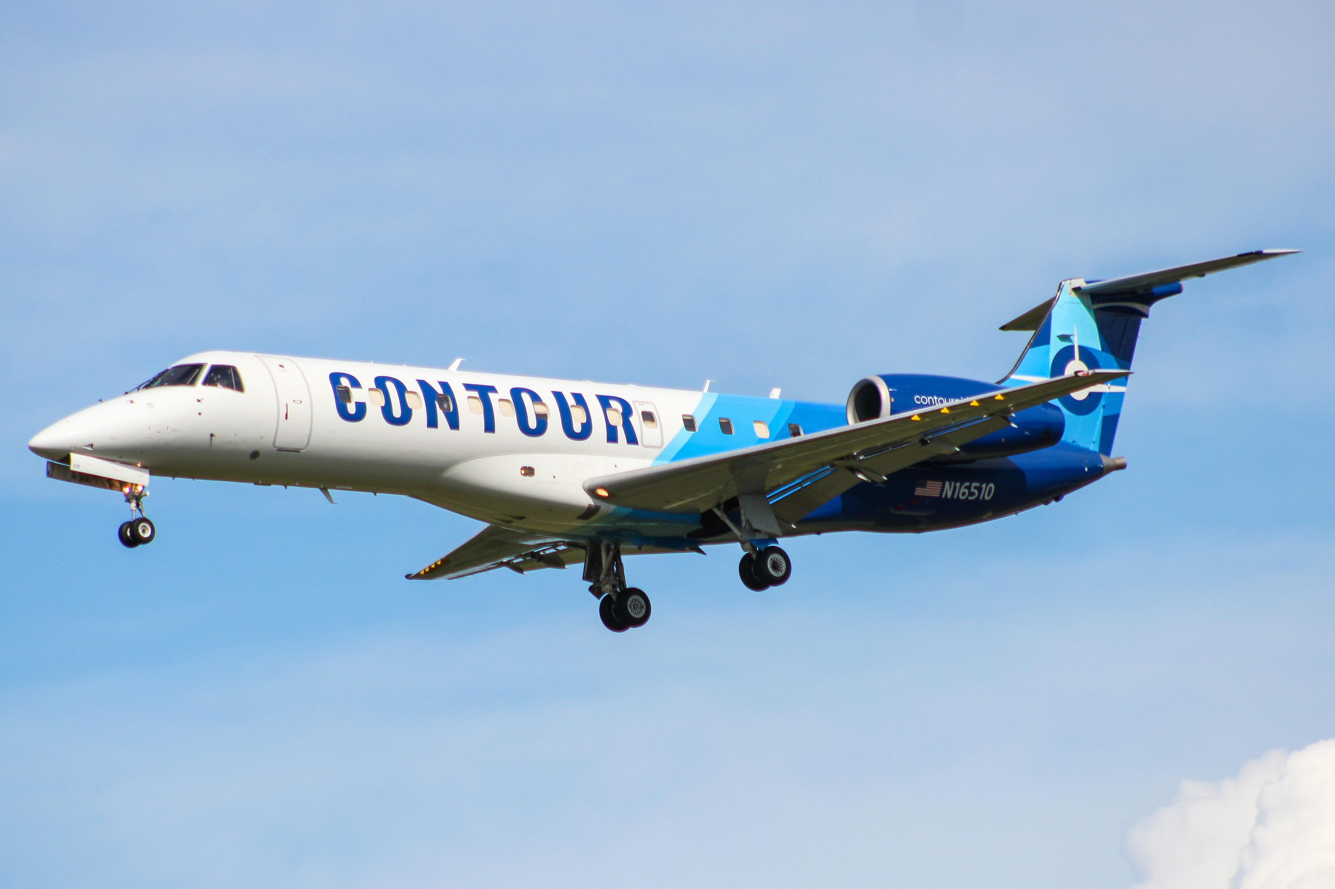 Full size: Contour Aviation ERJ135 N16510 at Baltimore/Washington International Thurgood Marshall Airport