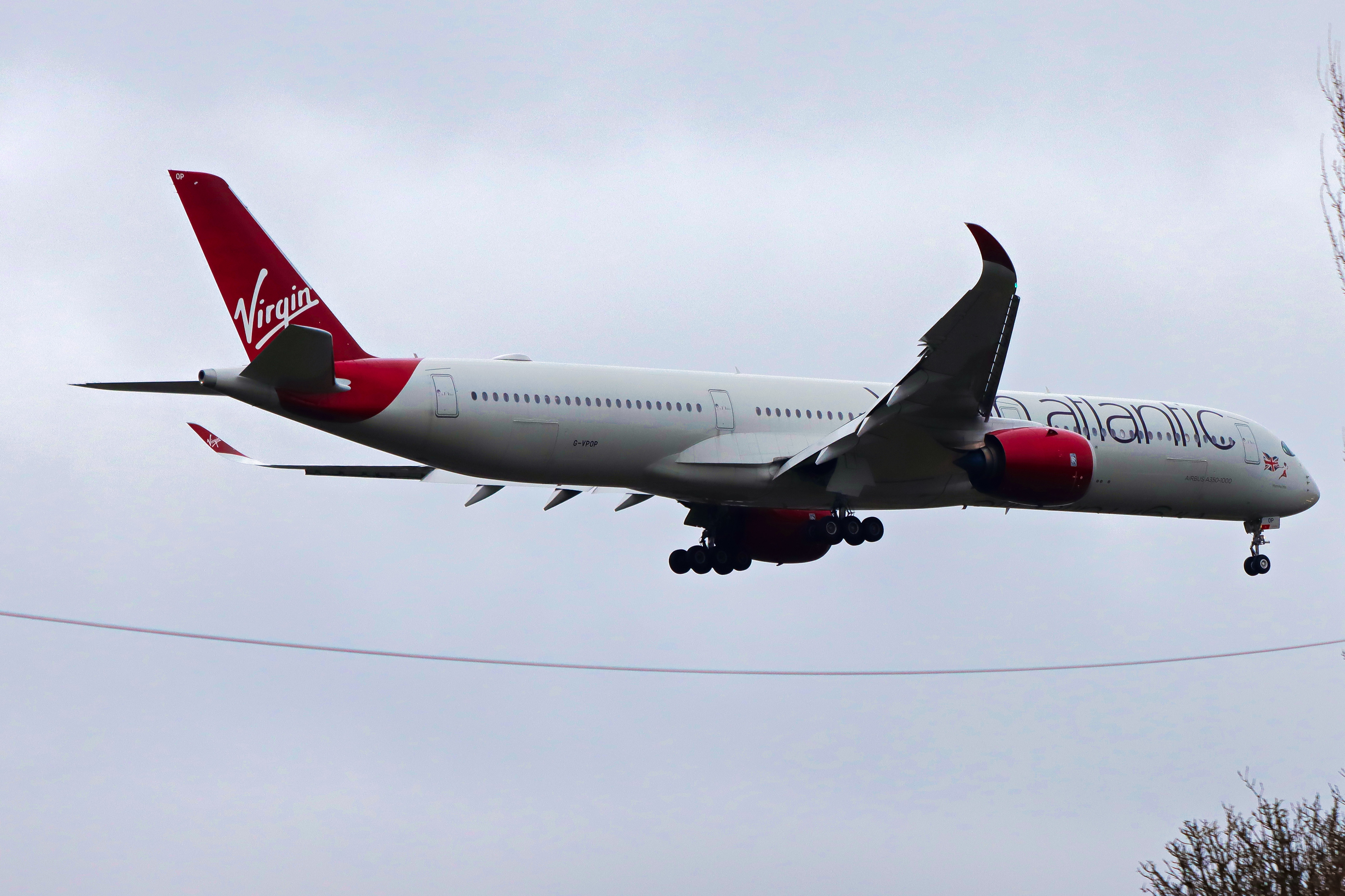 Full size: Virgin Atlantic  Airbus A350-1000 G-VPOP at London Heathrow International Airport