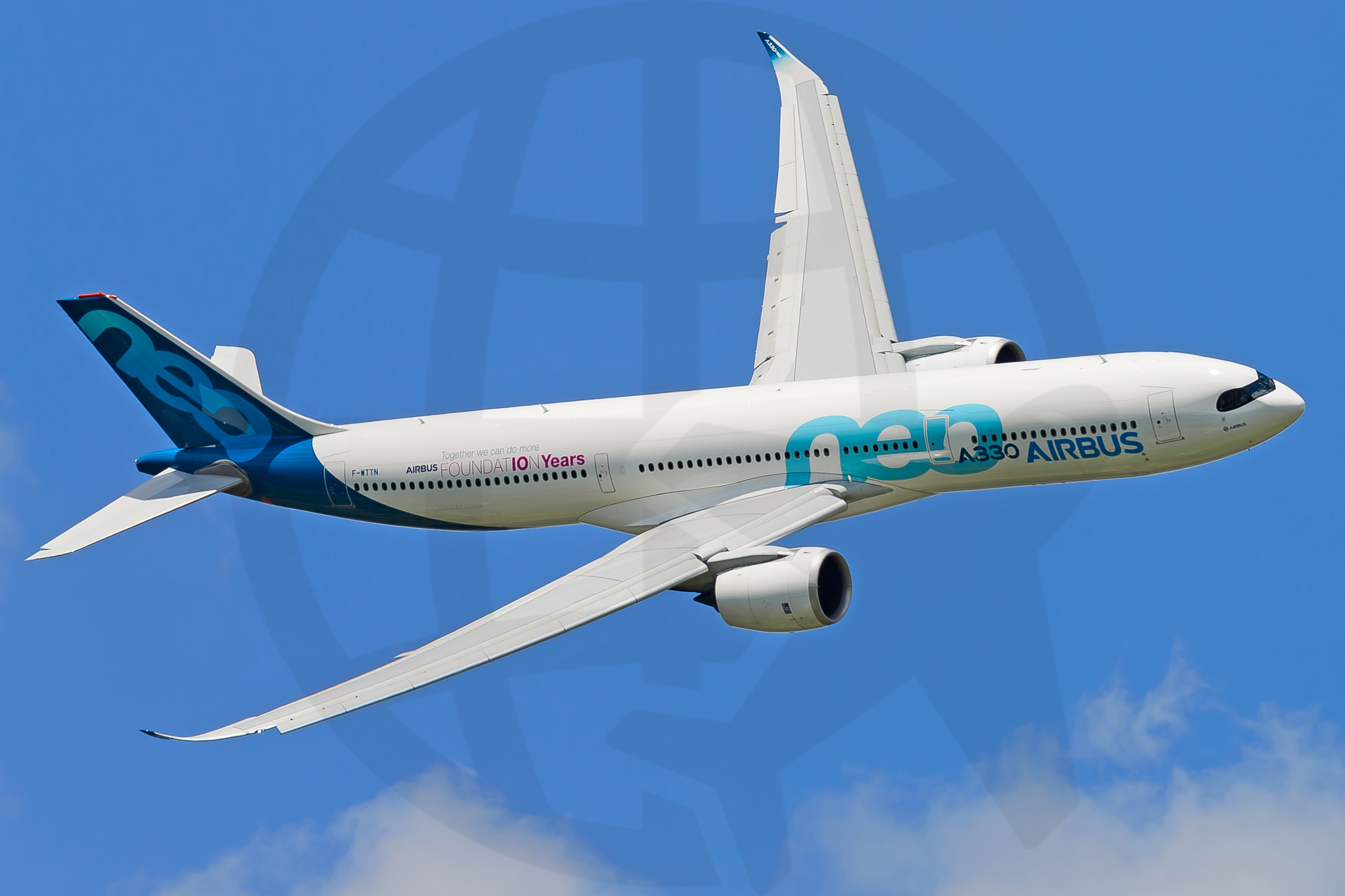 Full size: Airbus Airbus A330-900 F-WTTN at Paris Le Bourget Airport