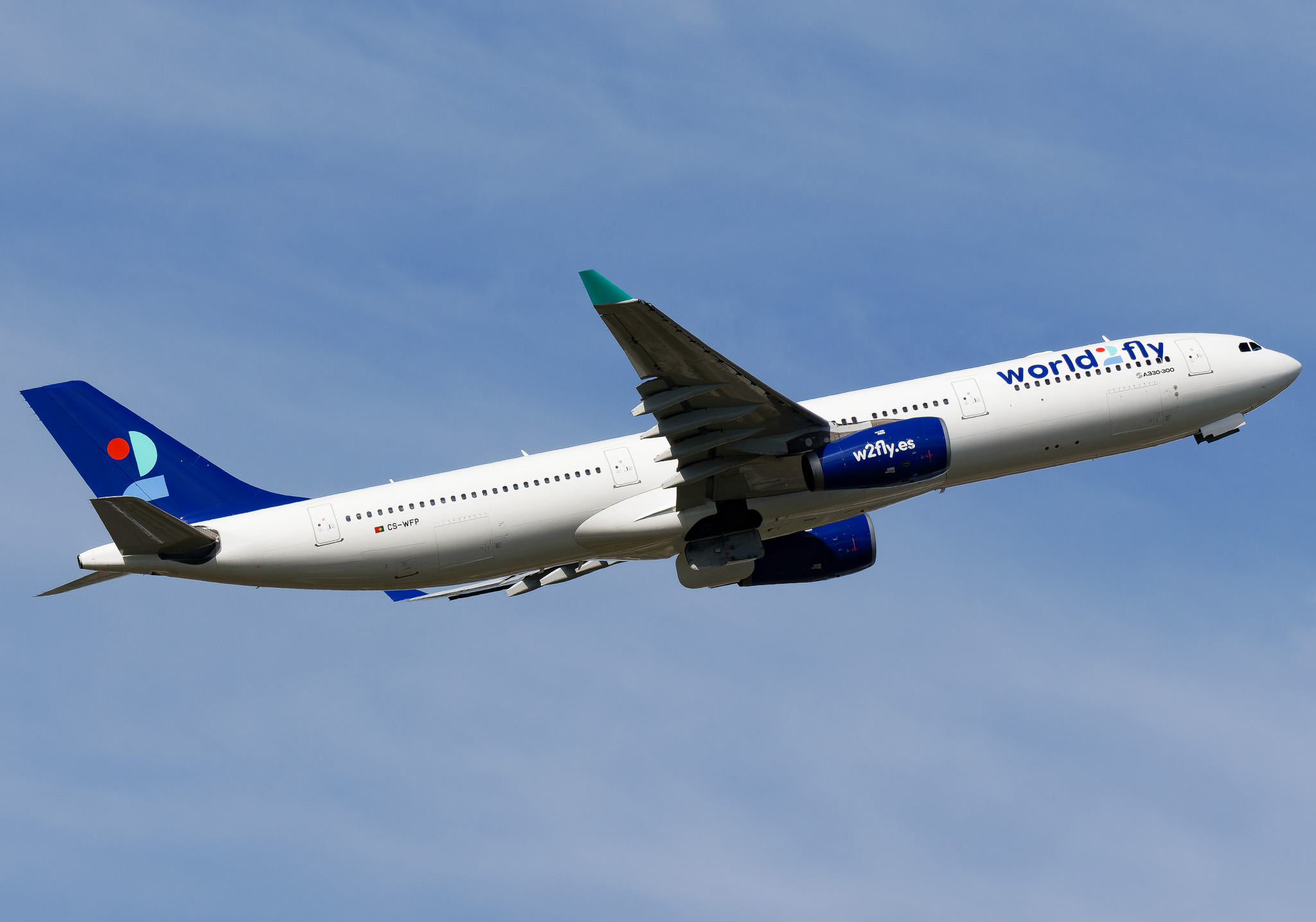 Full size: World 2 Fly Airbus A330-300 CS-WFP at Orlando International Airport