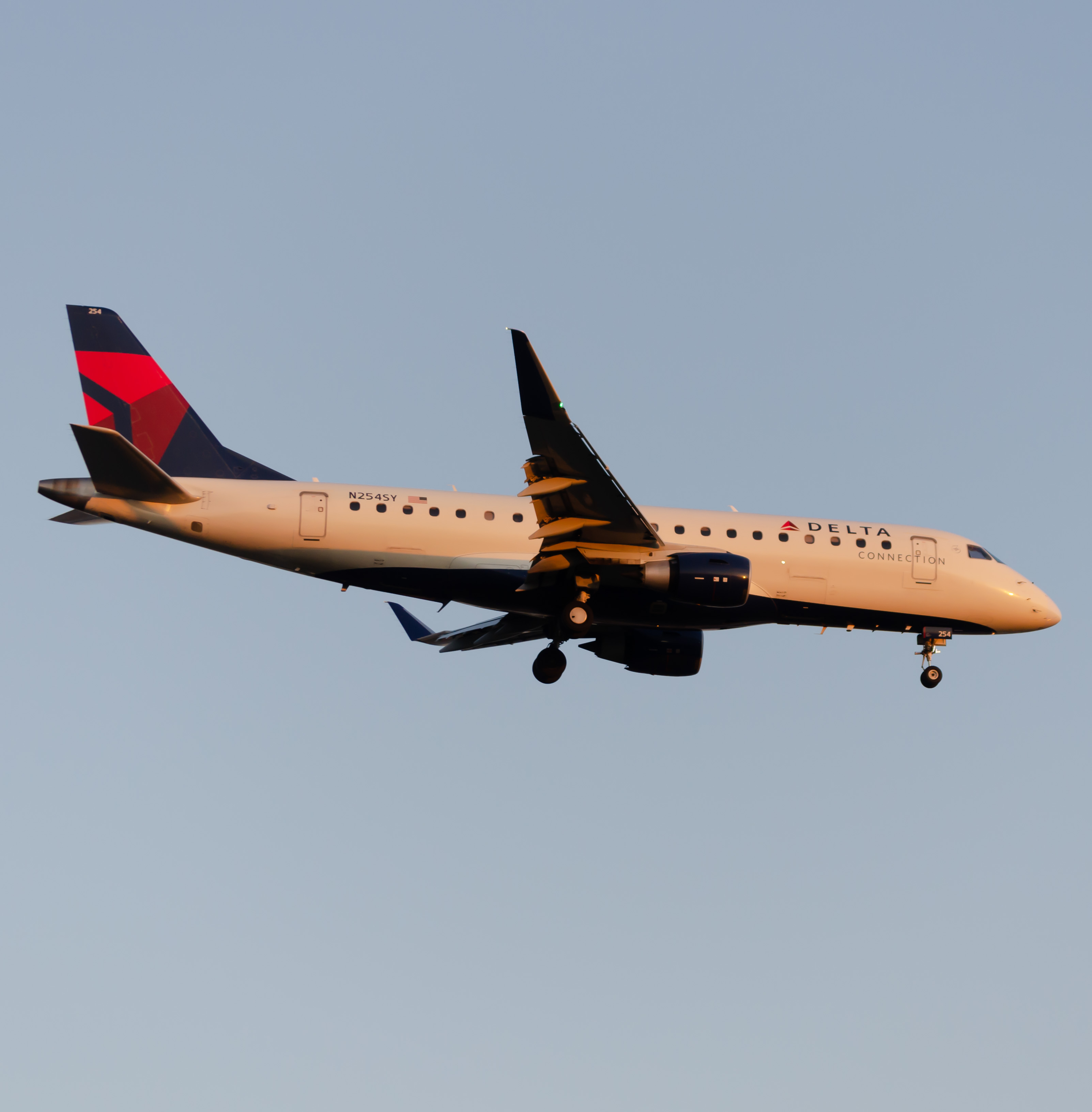 Full size: Delta Connection Embraer E175 N254SY at Newark Liberty International Airport