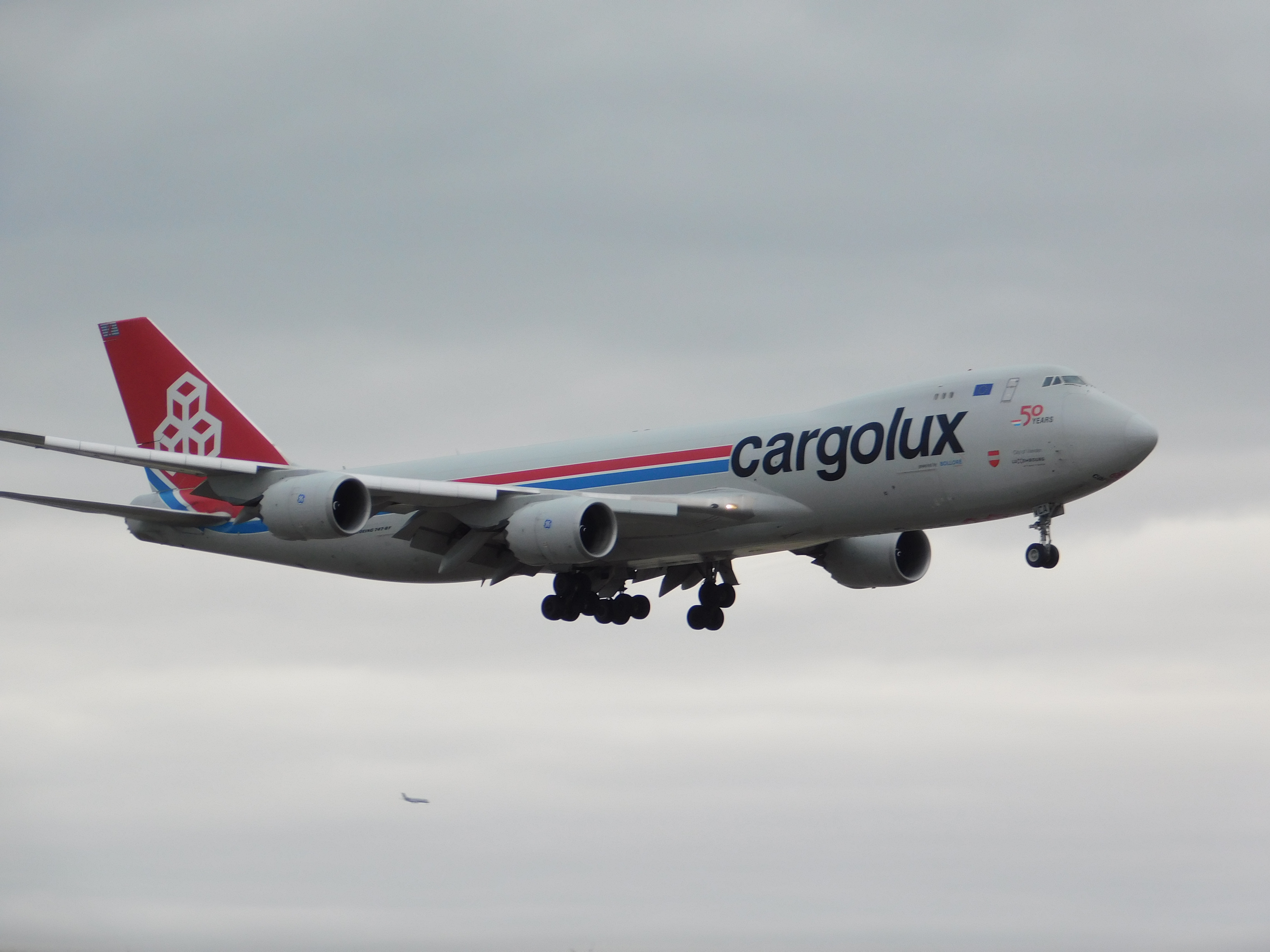 Full size: Cargolux Boeing 747-8F LX-VCA at Chicago O'Hare International Airport