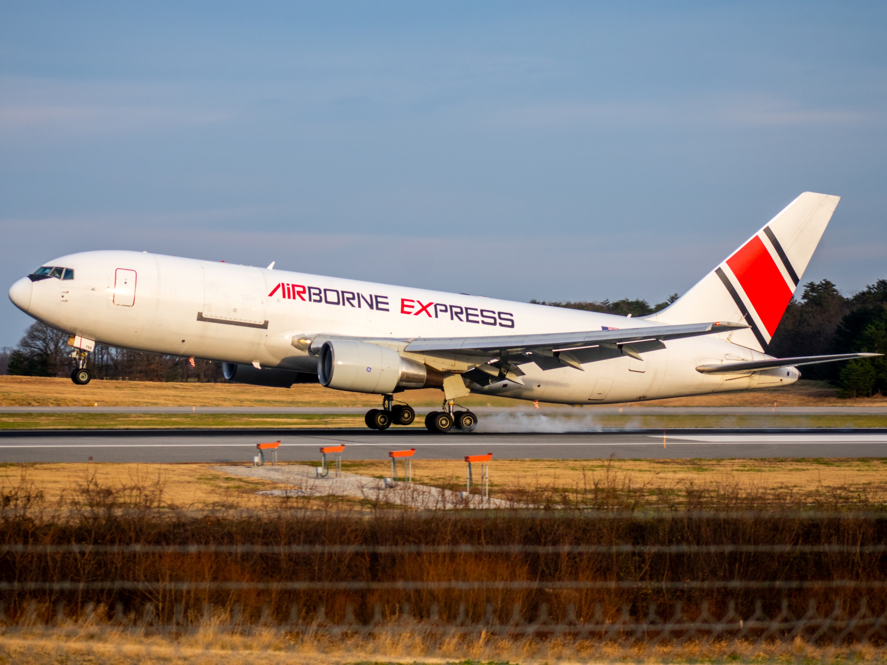 Full size: ABX Air Boeing 767-200F N768AX at Baltimore/Washington International Thurgood Marshall Airport