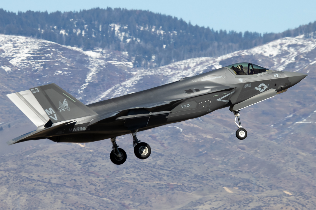 Full size: USMC- United States Marine Corp  Lockheed Martin F-35 Lightning 169914 at Boise Air Terminal/Gowen Field