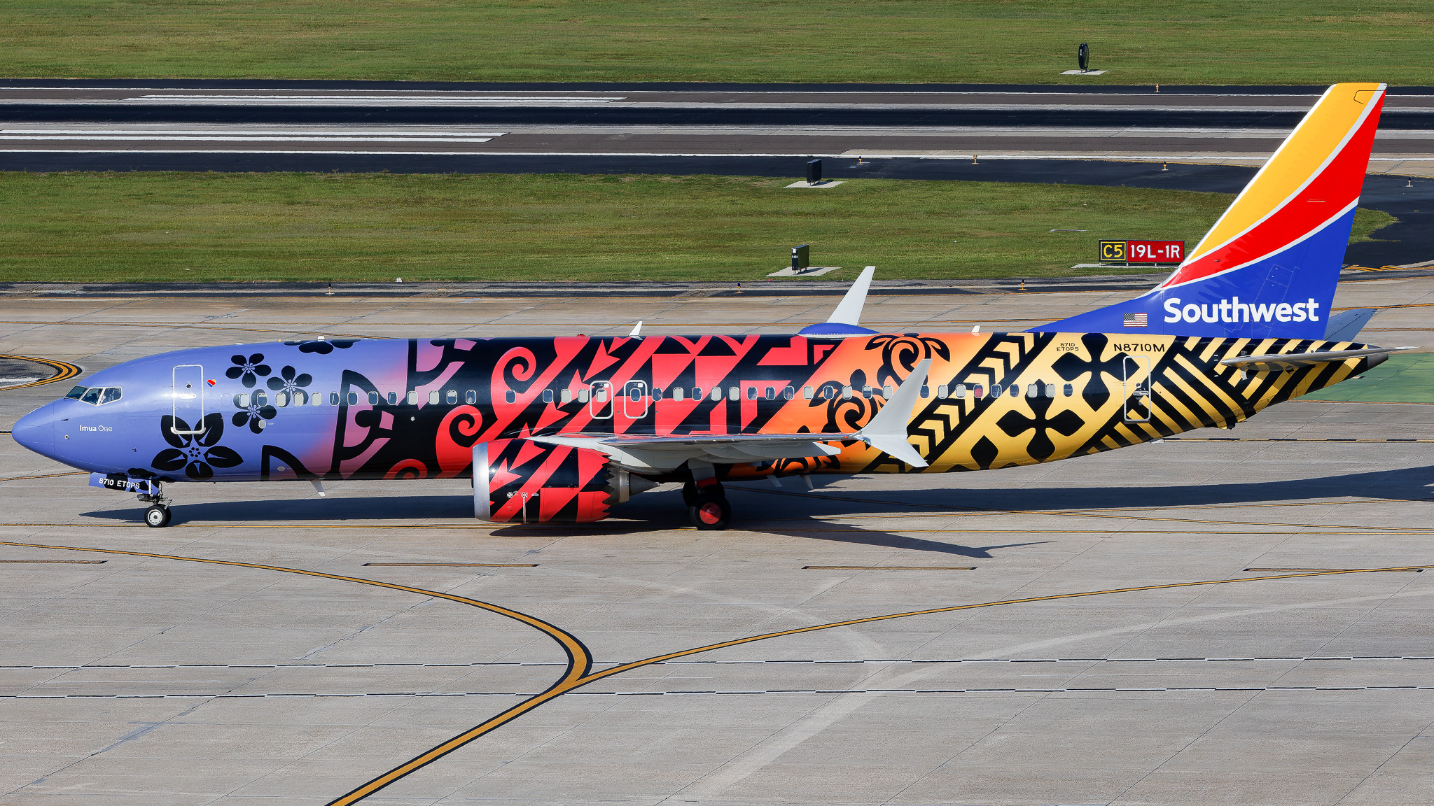 Full size: Southwest Airlines Boeing 737 MAX 8 N8710M at Tampa International Airport