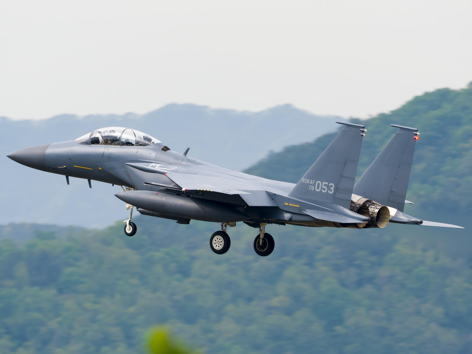 Full size: ROKAF Boeing F-15K Slam Eagle 08-053 at Daegu International Airport