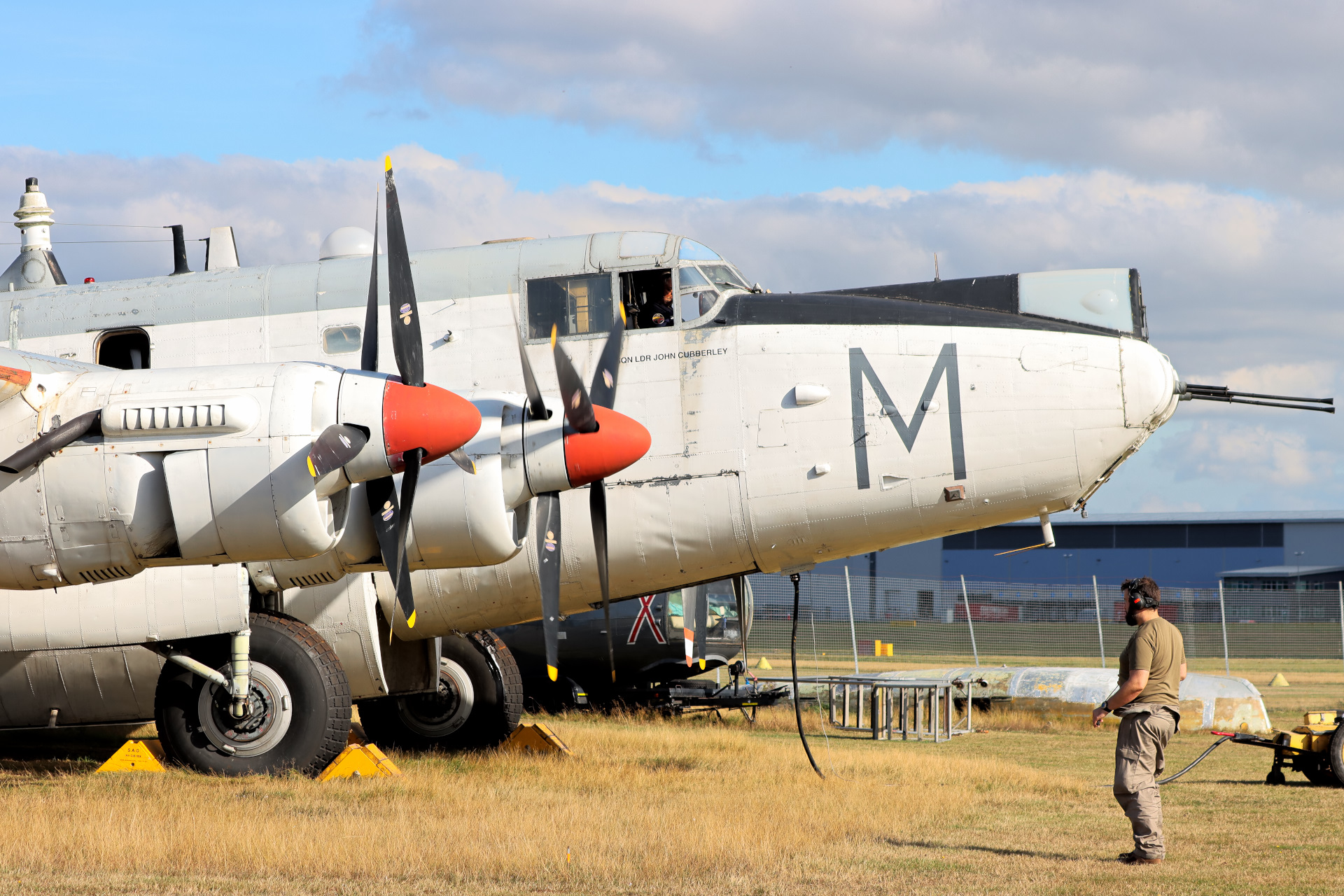 Full size: ROYAL AIR FORCE  AVRO SHACKLETON AEW.2 WR963 at Coventry Airport