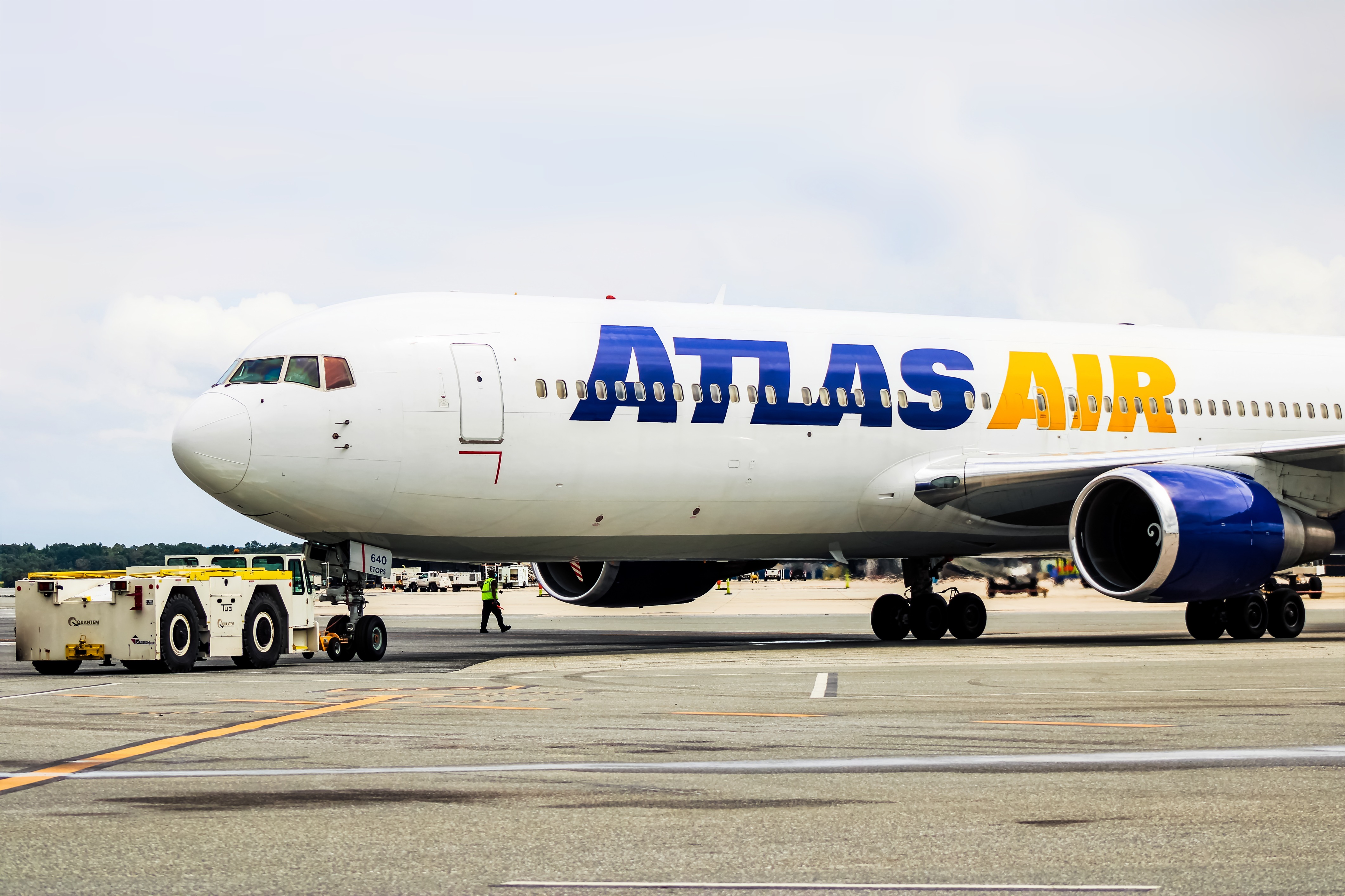 Full size: Atlas Air Boeing 767-300ER N640GT at Baltimore/Washington International Thurgood Marshall Airport