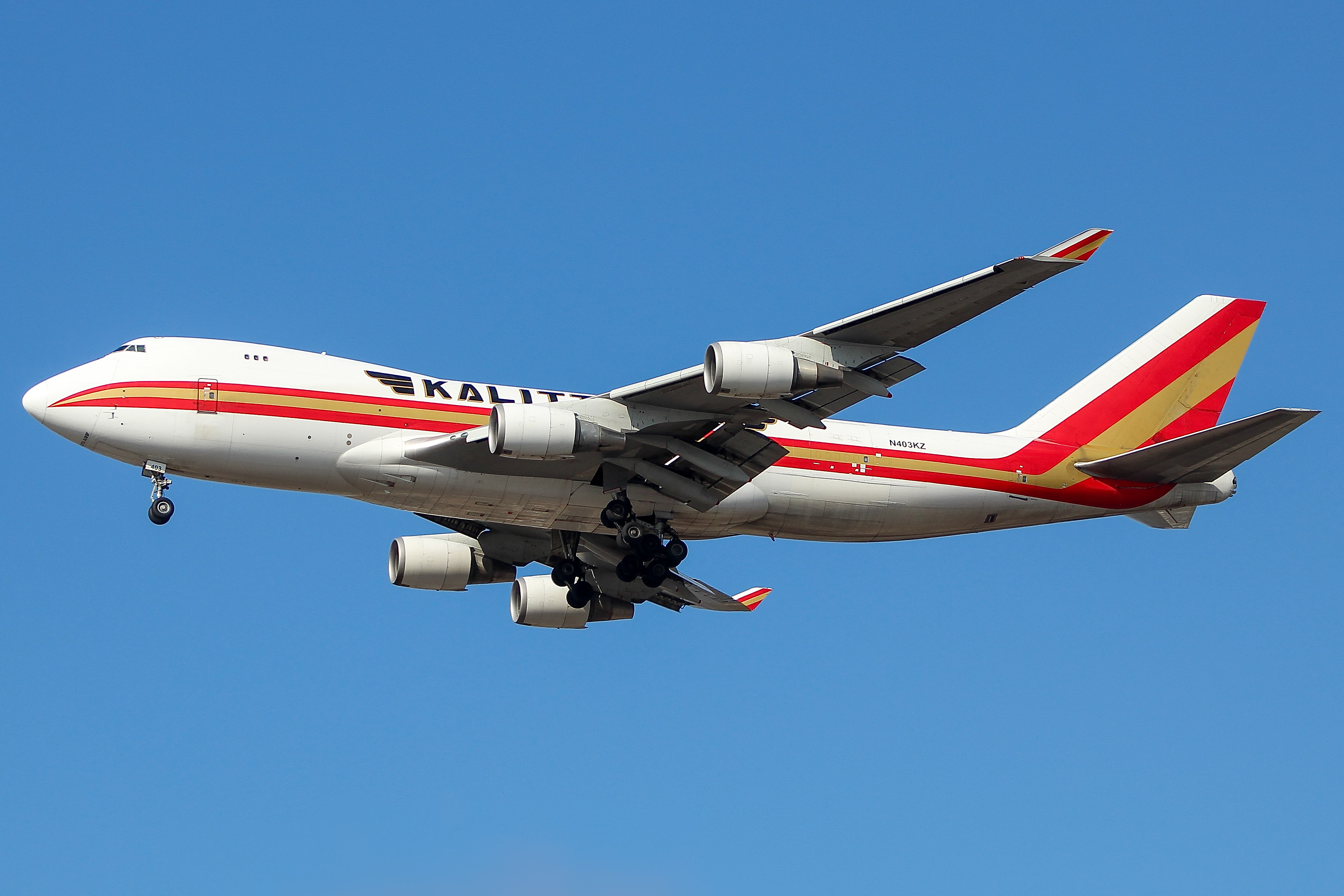 Full size: Kalitta Air Boeing 747-400F N403KZ at Chicago O'Hare International Airport