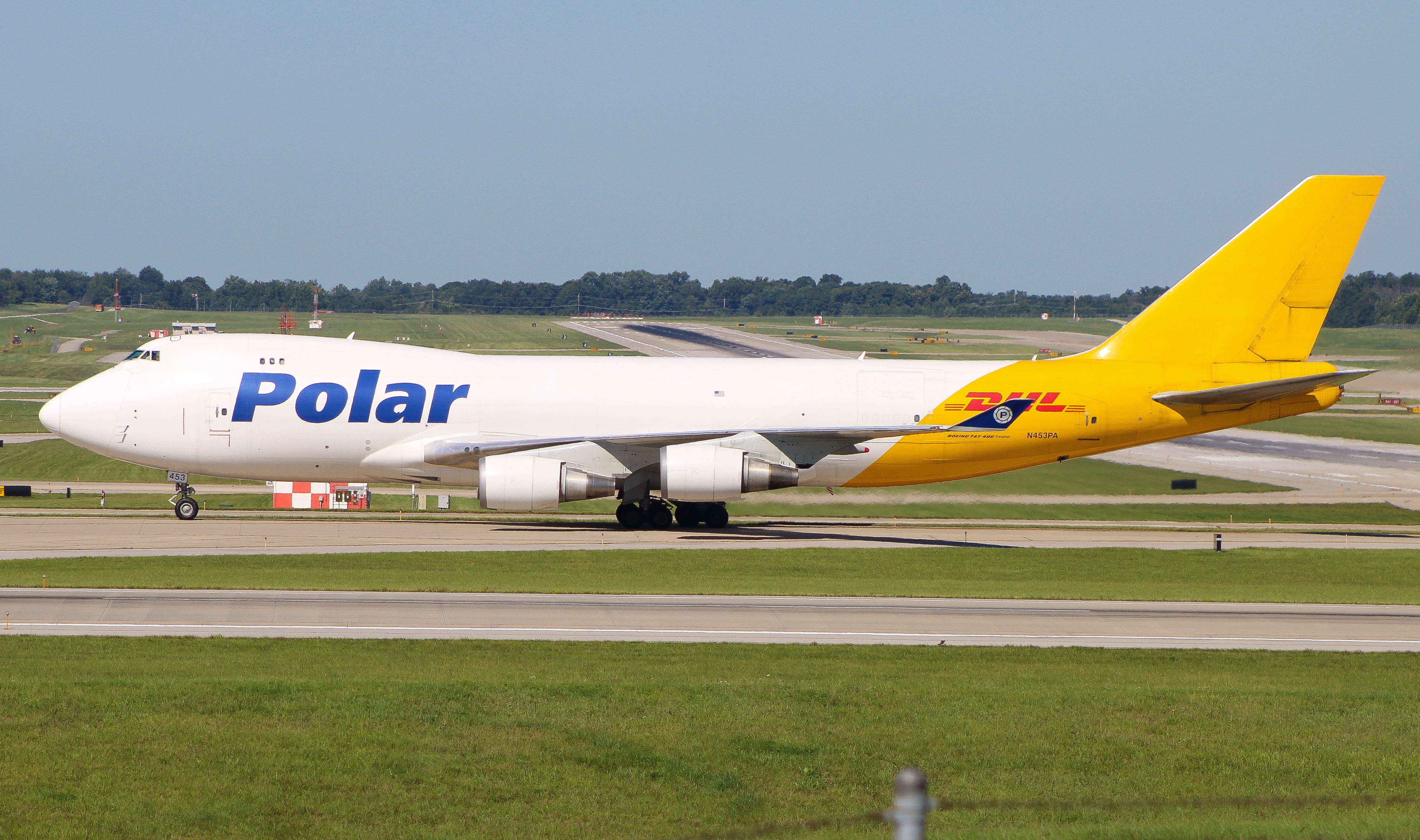 Full size: Polar Air Boeing 747-400F N453PA at Cincinnati/Northern Kentucky International Airport