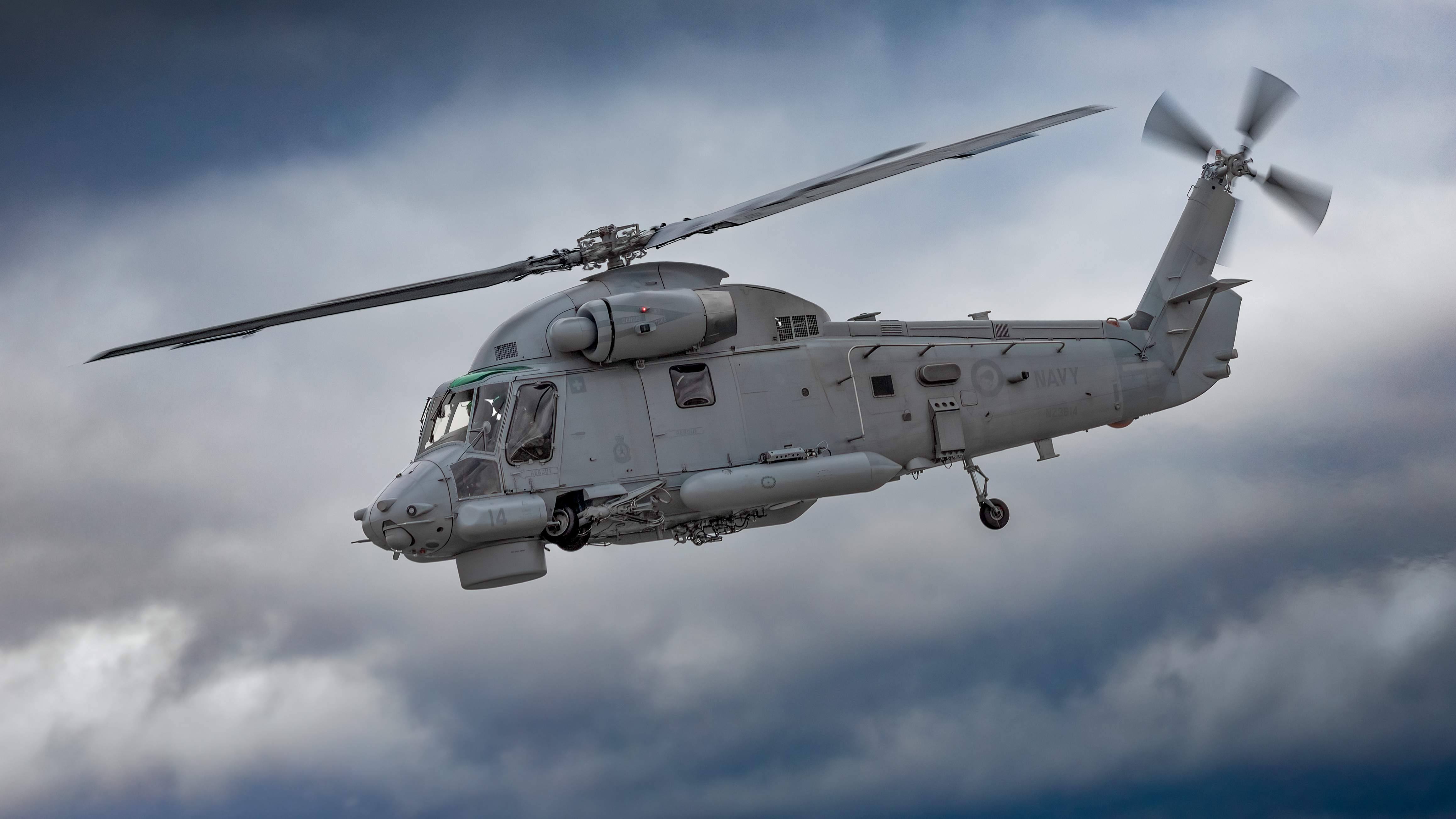 Full size: Royal New Zealand Air Force Kaman SH-2G Super Seasprite NZ3614 at Blenheim Woodbourne Airport