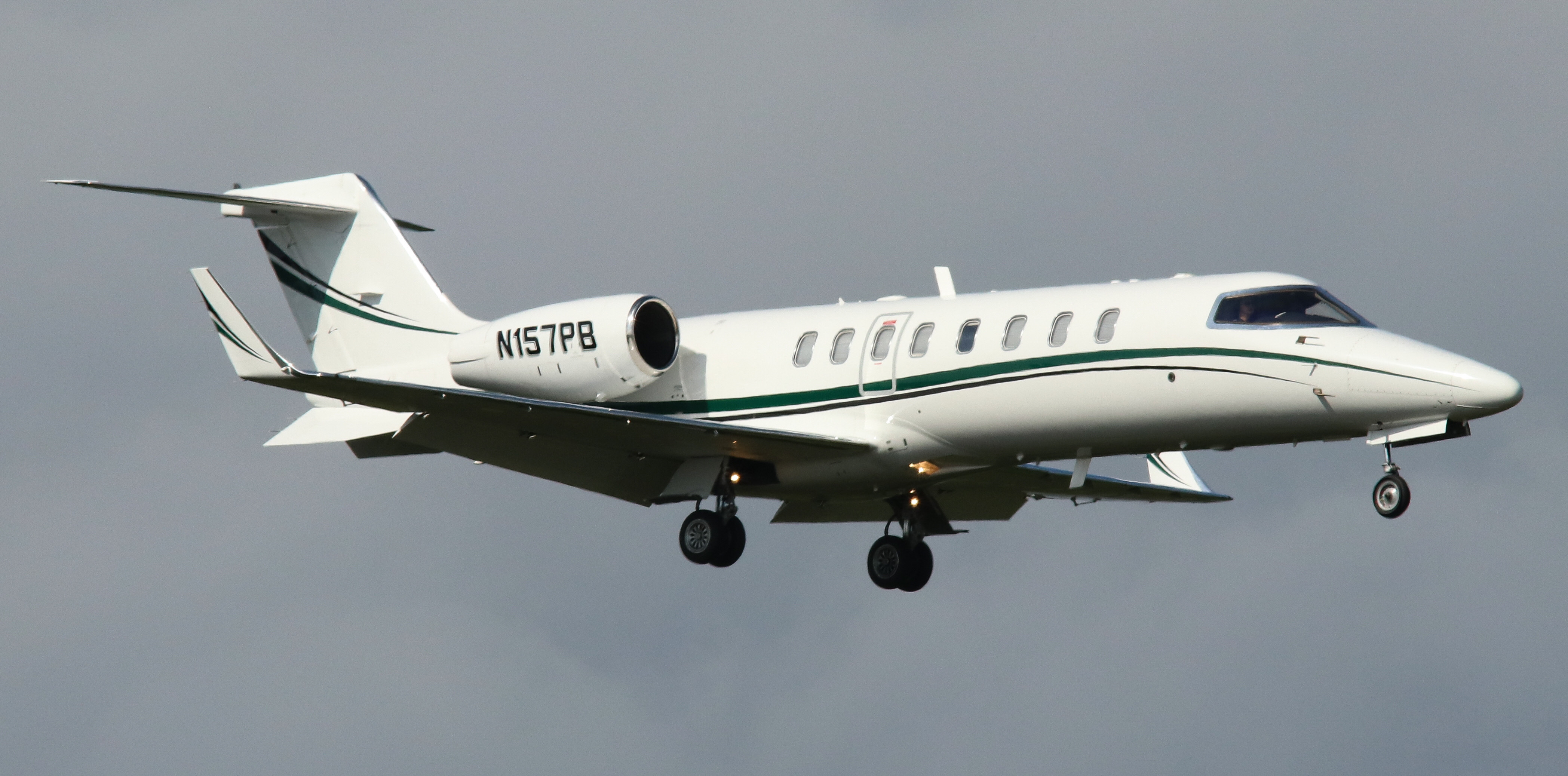 Full size: PRIVATE Learjet 45 N157PB at Martin State Airport