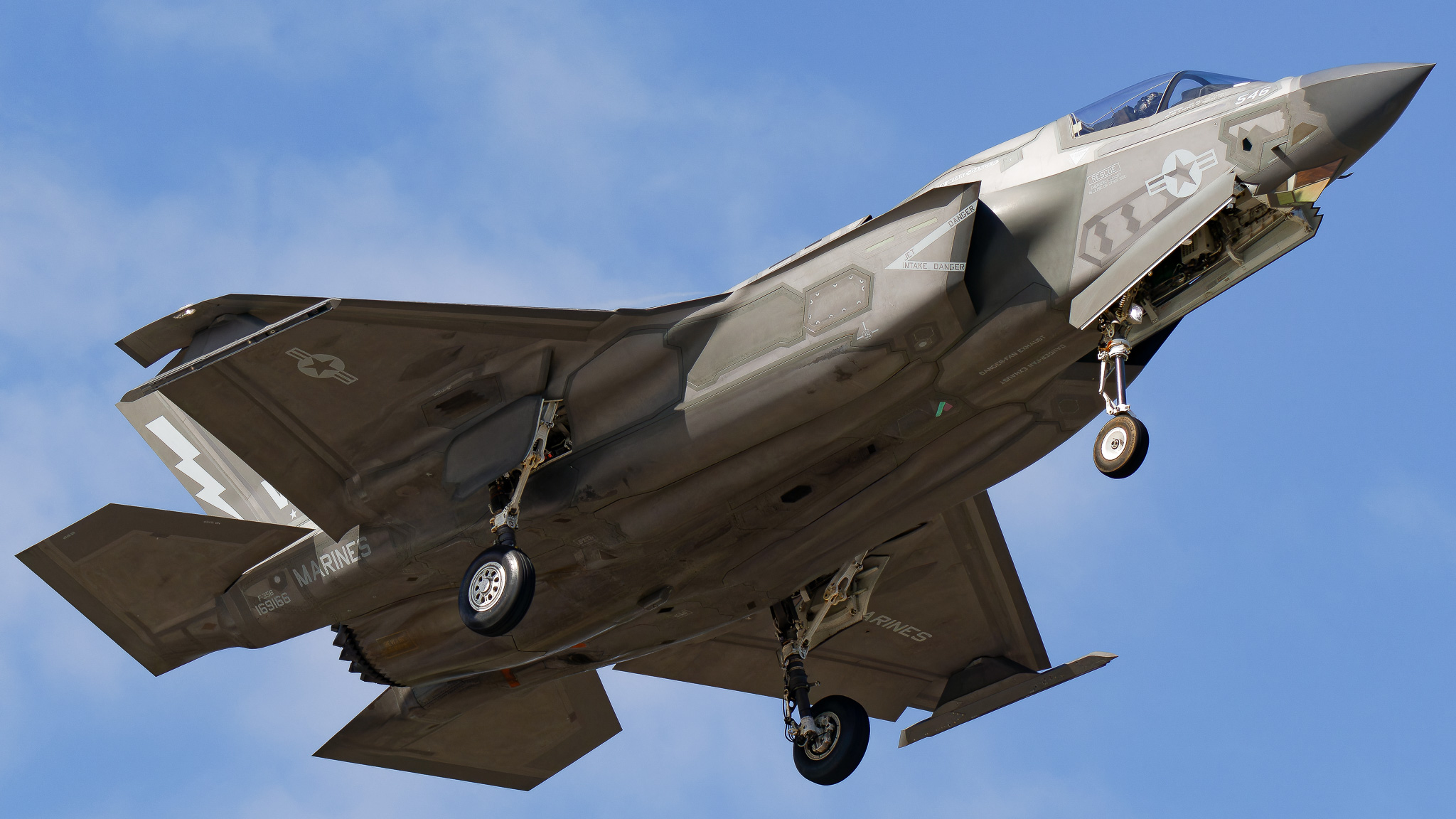 Full size: USMC - United States Marine Corp Lockheed Martin F-35 Lightning 169166 at NAS Jacksonville