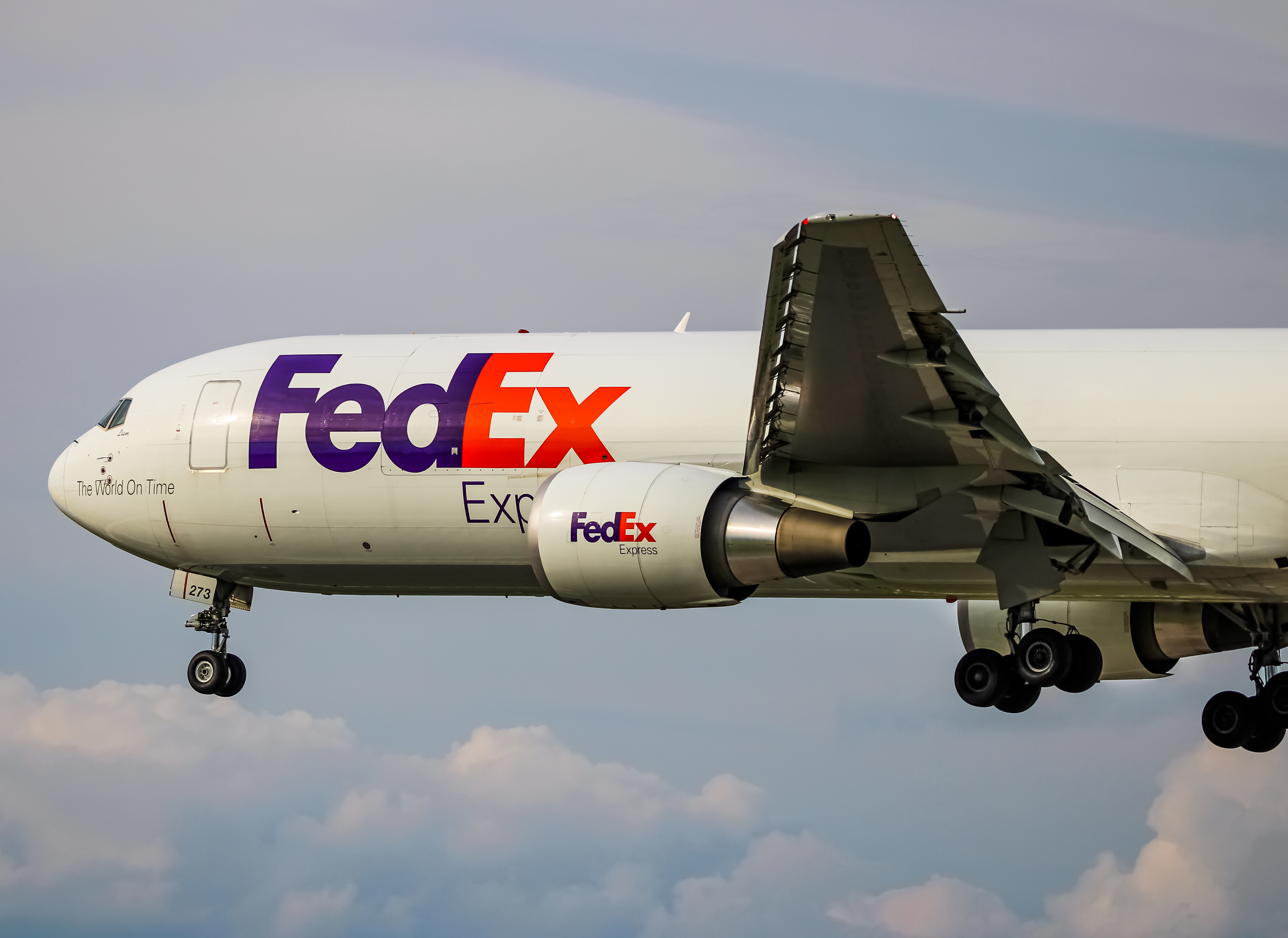 Full size: FedEx Boeing 767-300F N273FE at Baltimore/Washington International Thurgood Marshall Airport