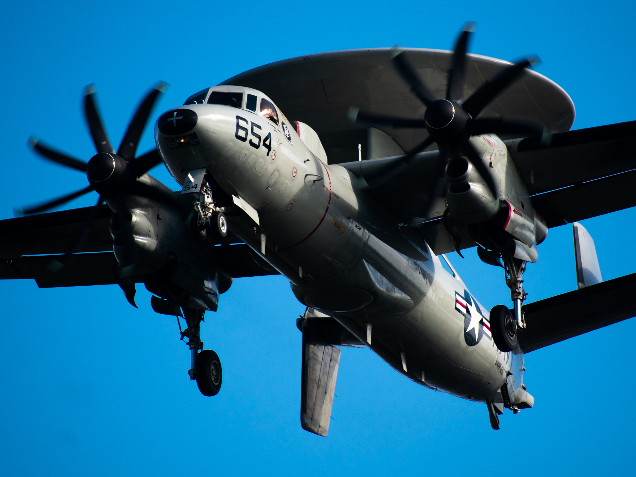 Full size: USN Nothrop Grumman E-2 Hawkeye 164109 at Wallops Flight Facility