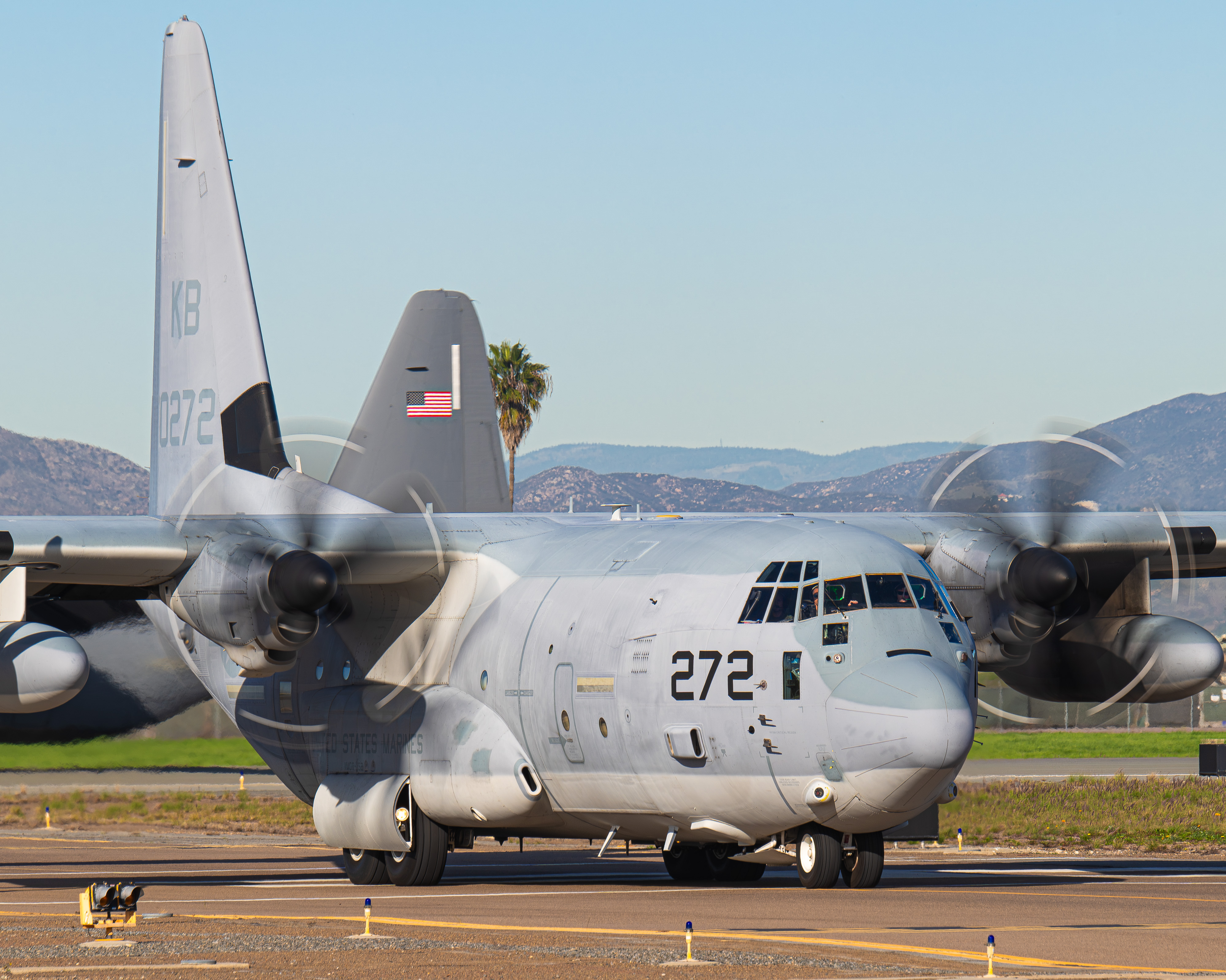 Full size: USMC - United States Marine Corp Lockheed Martin KC-130J Hercules 170272 at Brown Field Municipal Airport