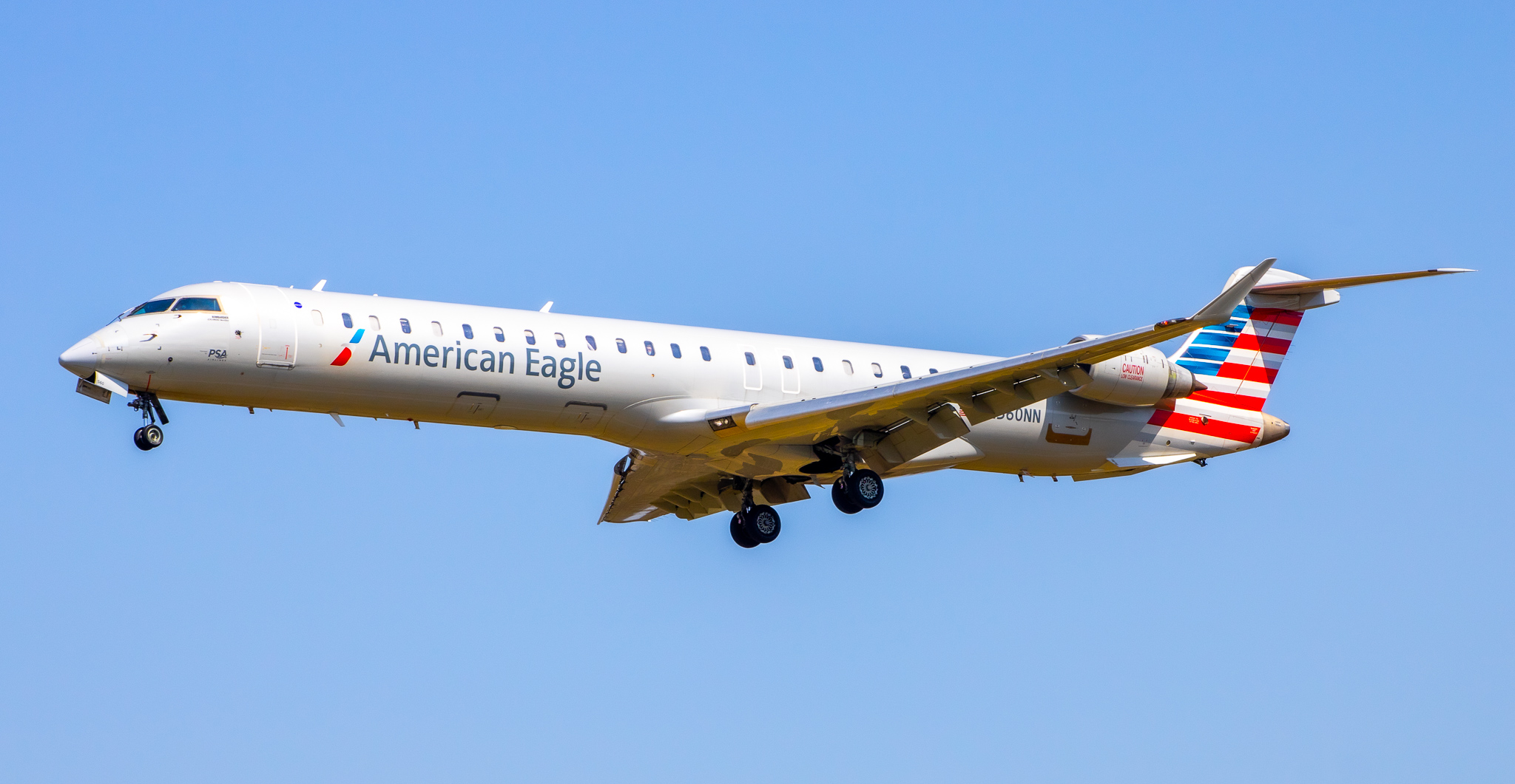 Full size: American Eagle Mitsubishi CRJ-900LR N560NN at Baltimore/Washington International Thurgood Marshall Airport