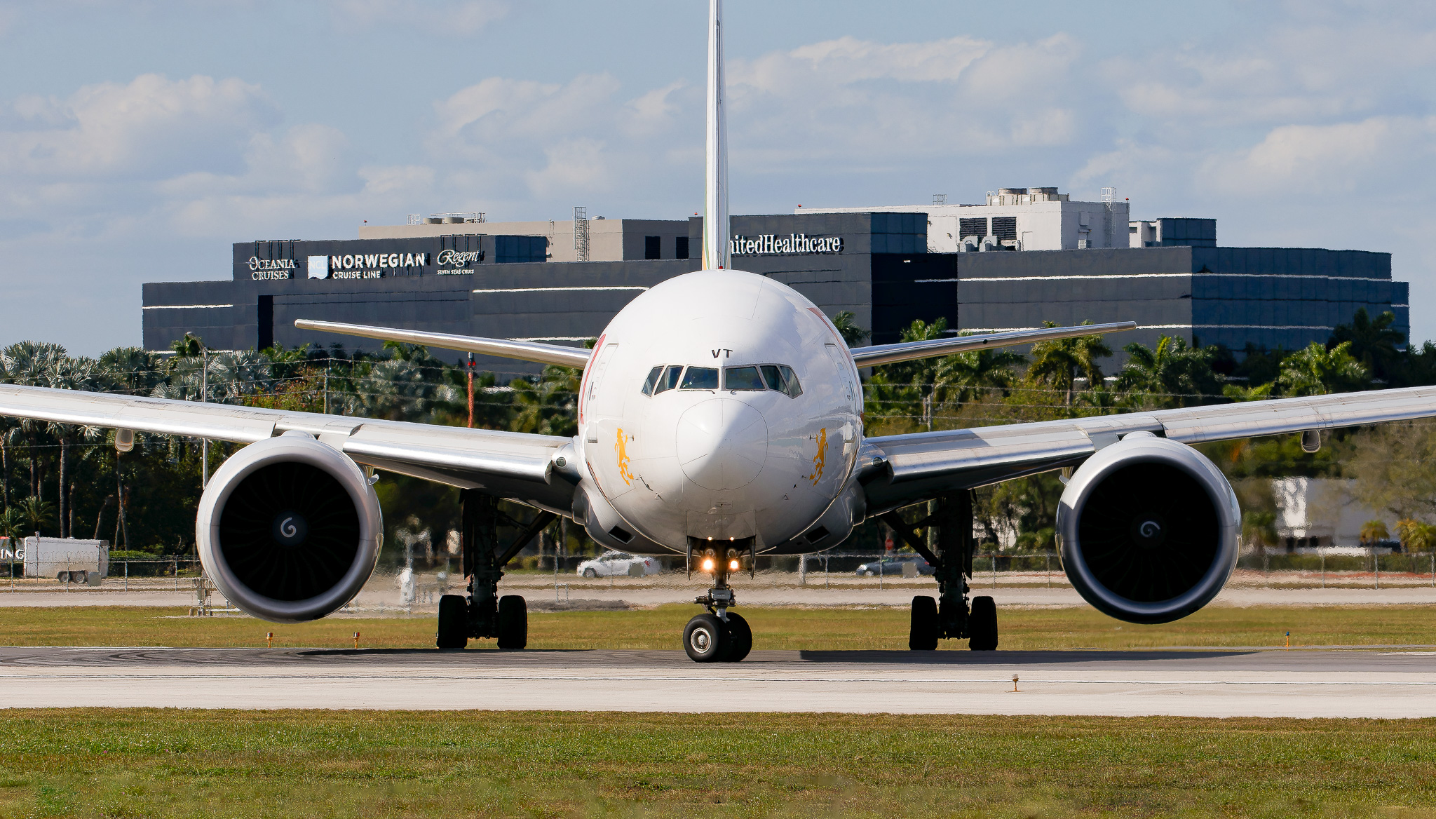Full size: Ethiopian Airlines Boeing 777-F ET-AVT at Miami International Airport