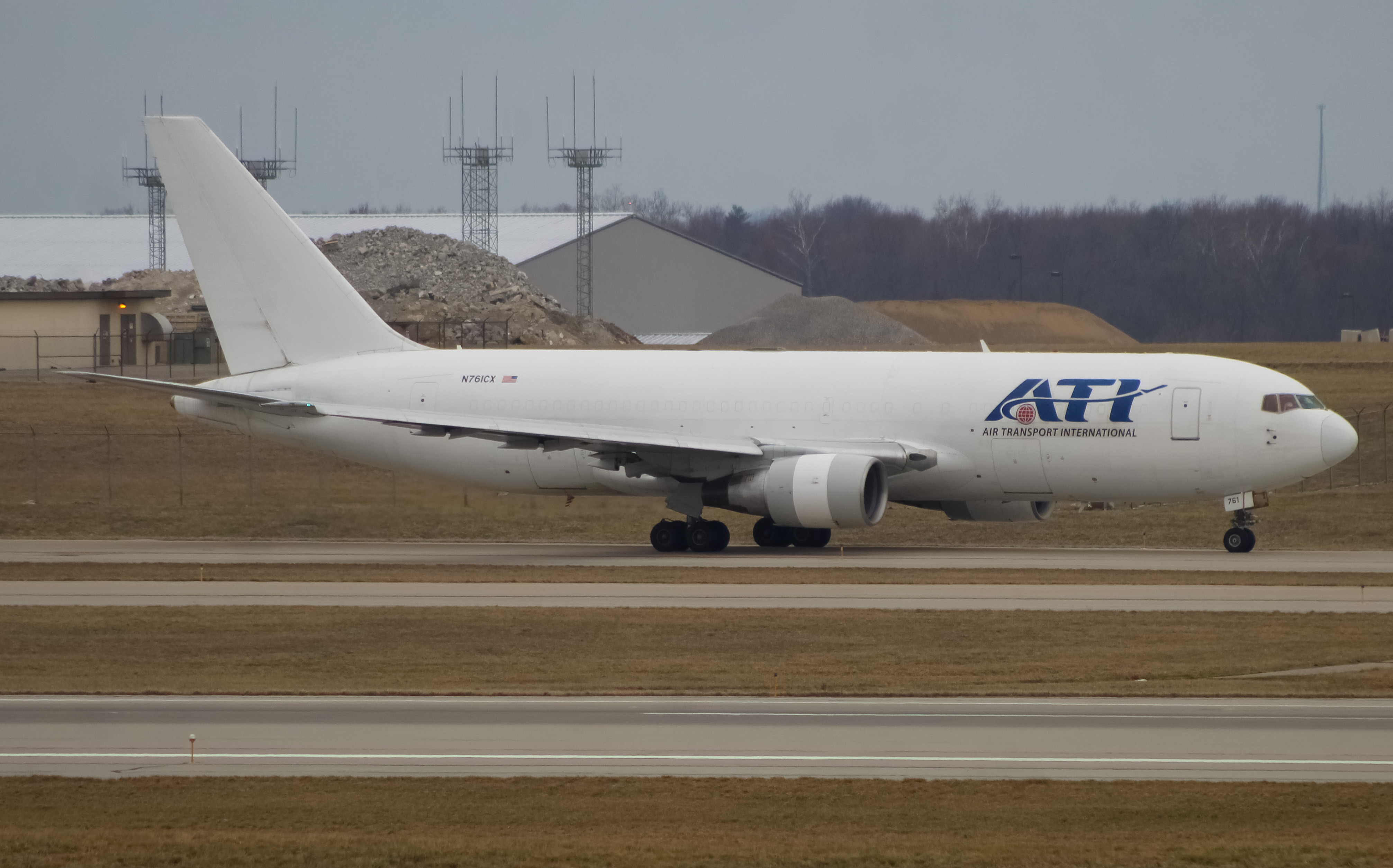 Full size: Air Transport International Boeing 767-200F N761CX at Cincinnati/Northern Kentucky International Airport