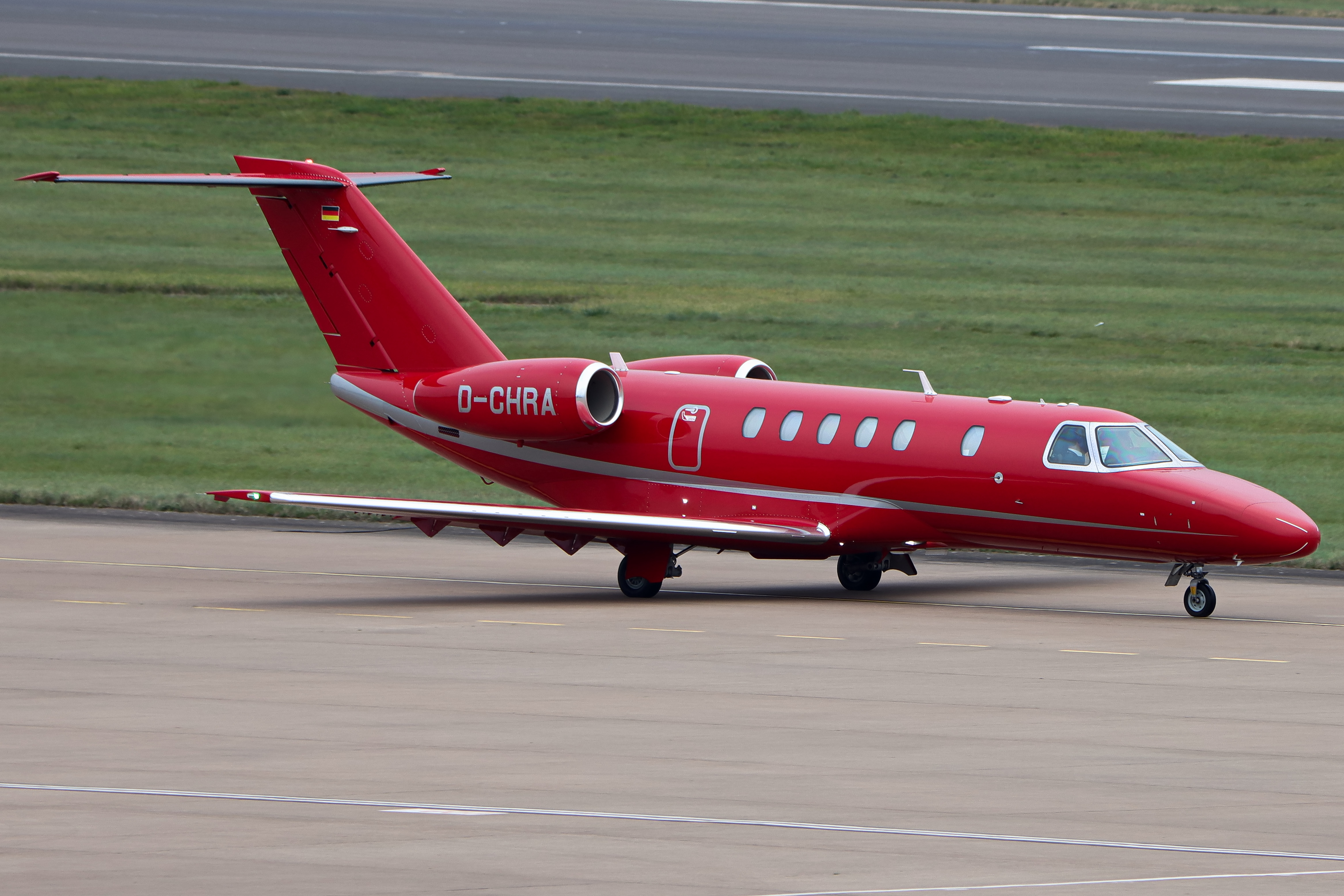 Full size: E-AVIATION  Cessna 525C CitationJET 4 D-CHRA at Birmingham Airport