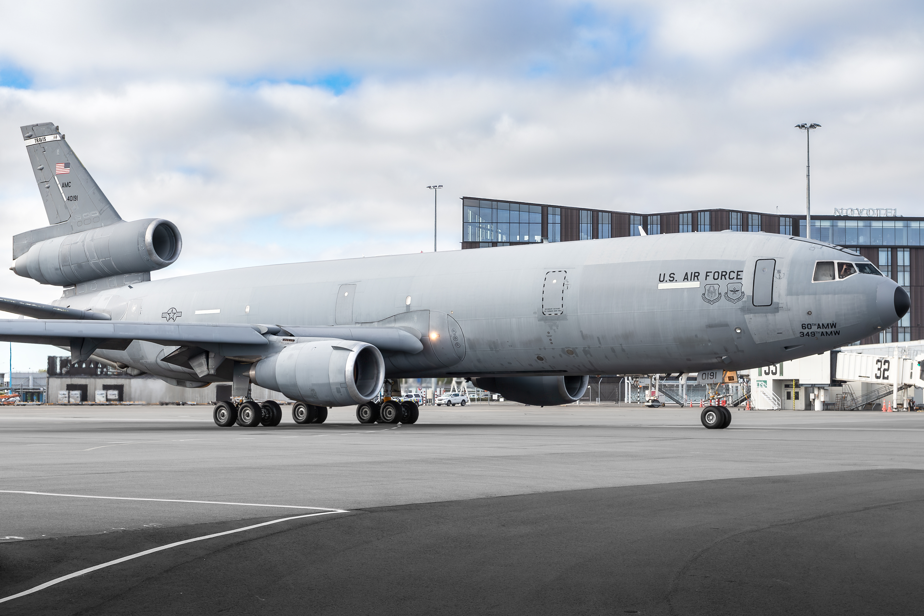 Full size: USAF - United States Air Force McDonnell Douglas KC-10 Extender 84-0191 at Christchurch International Airport